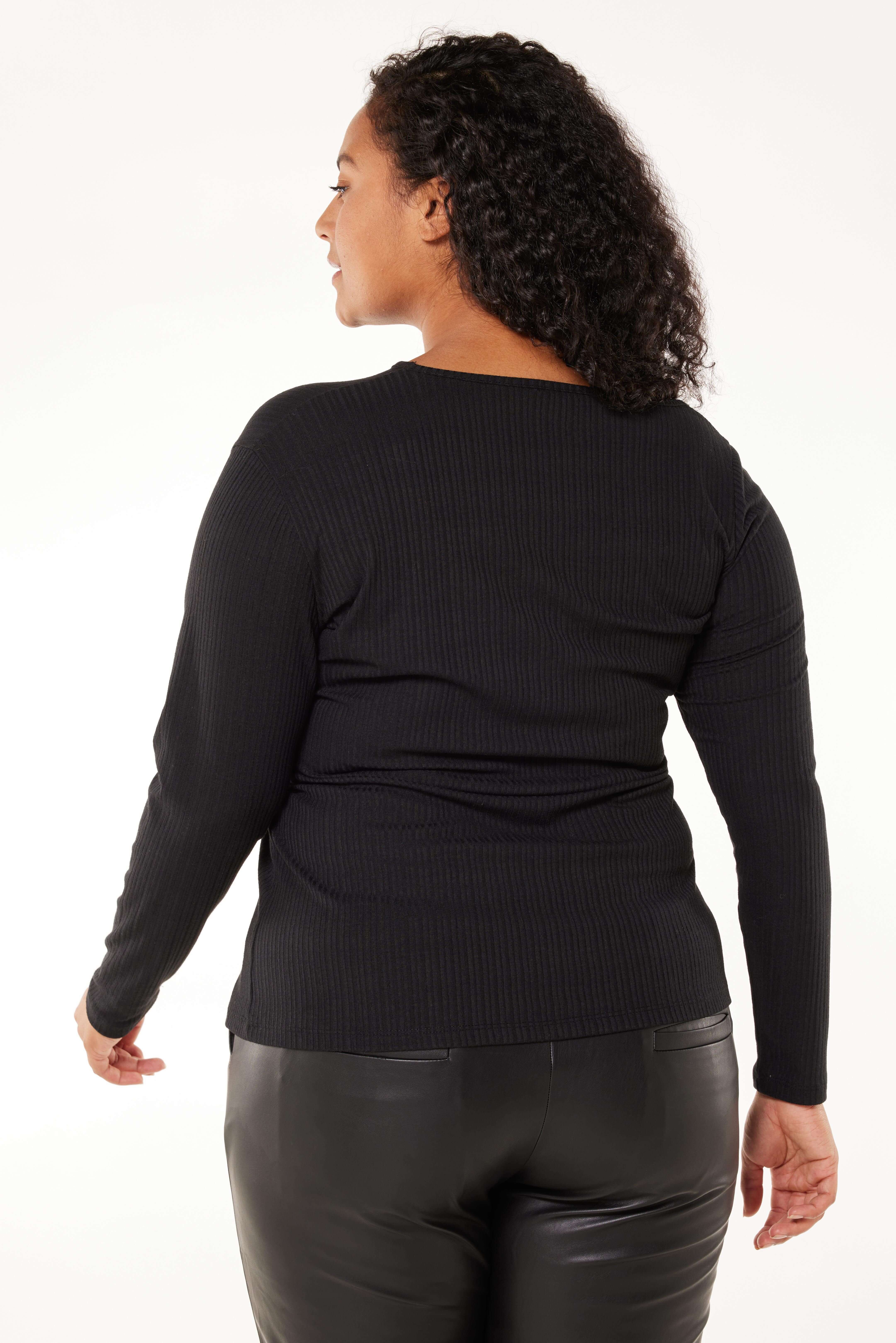 Haut c&ocirc;tel&eacute; asym&eacute;trique image number 3