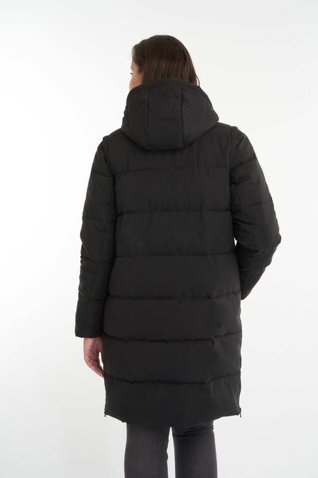 Veste matelassée à manches amovibles image number 4