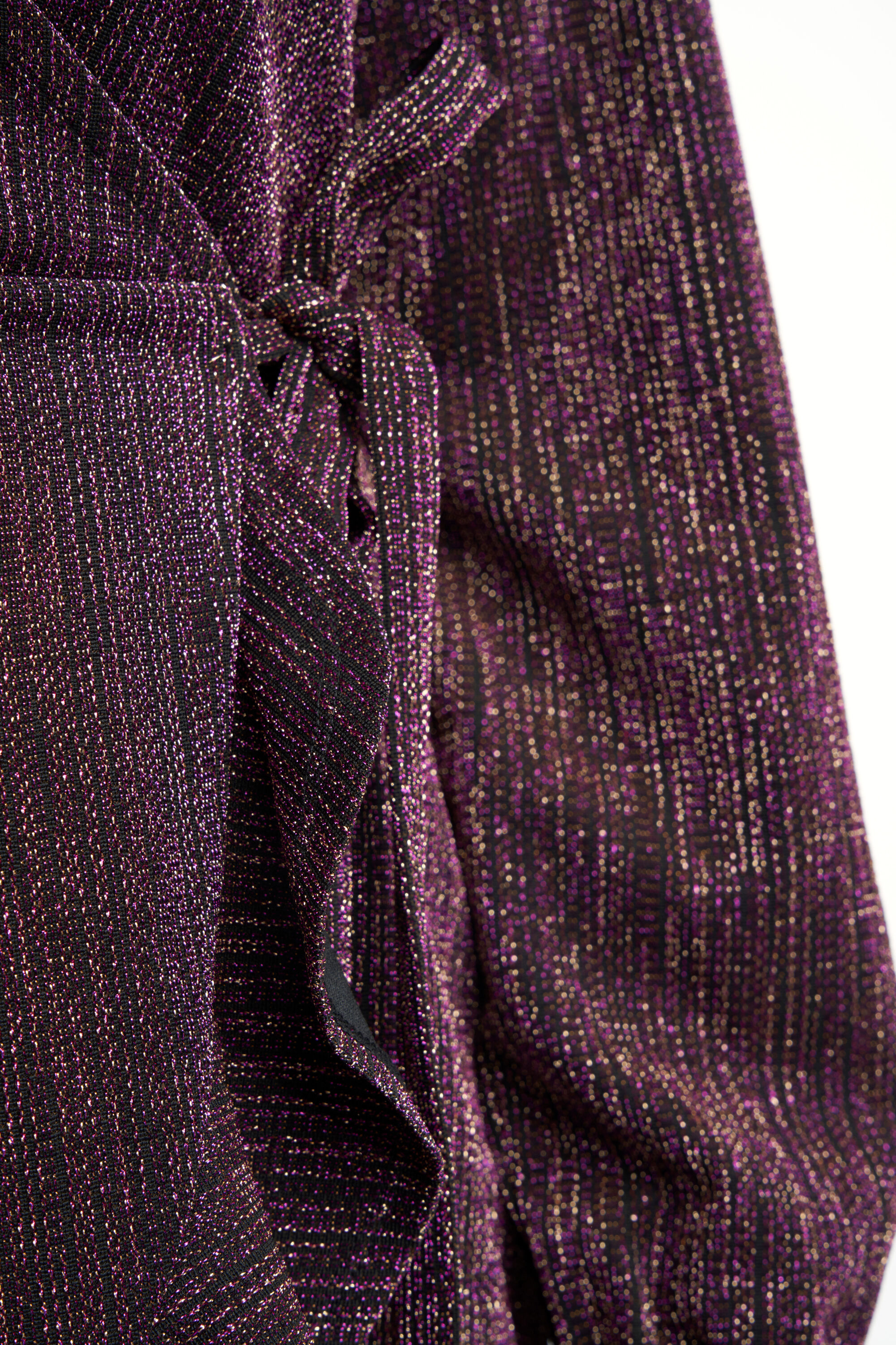 Robe portefeuille &agrave; paillettes image number 6