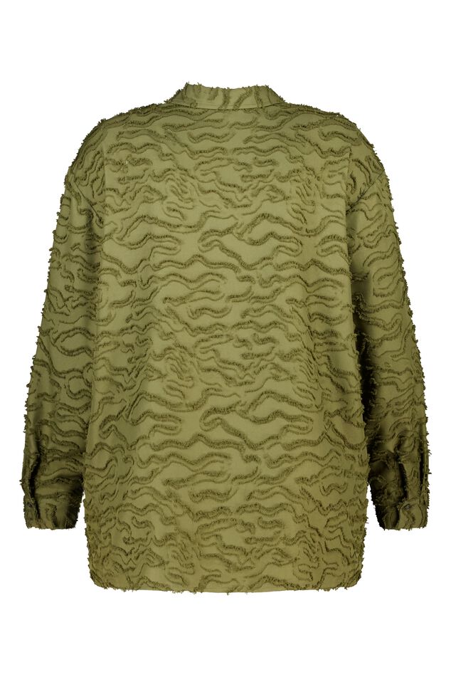 Blouse oversize en tissu structuré image number 2