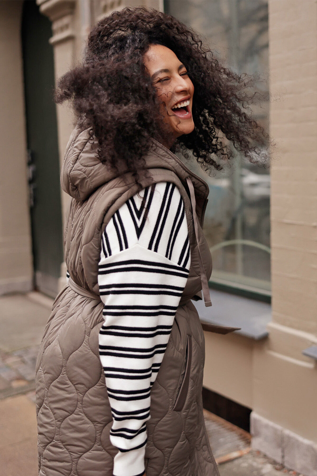 Veste matelass&eacute;e avec manches amovibles image number 6