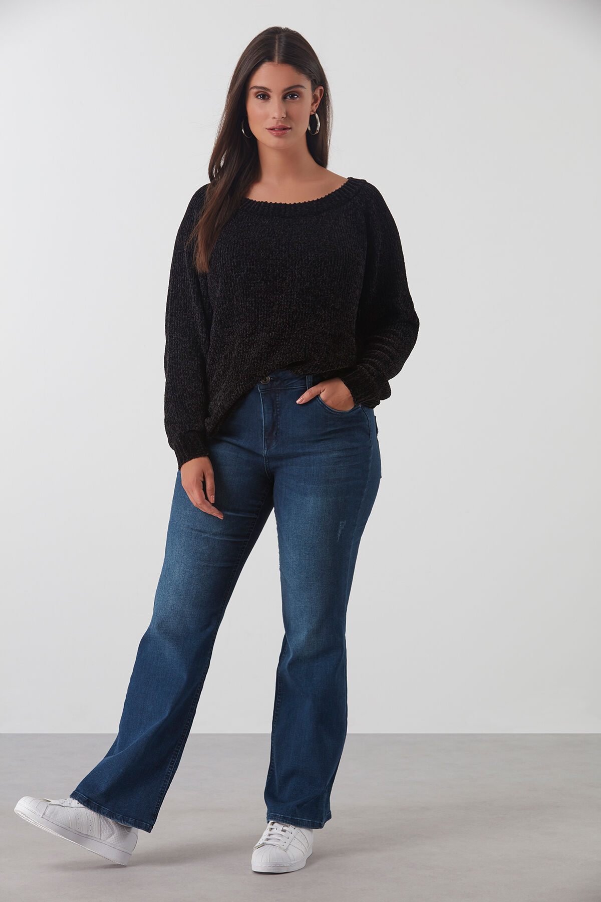 Jeans bootcut SHAPING image number 4