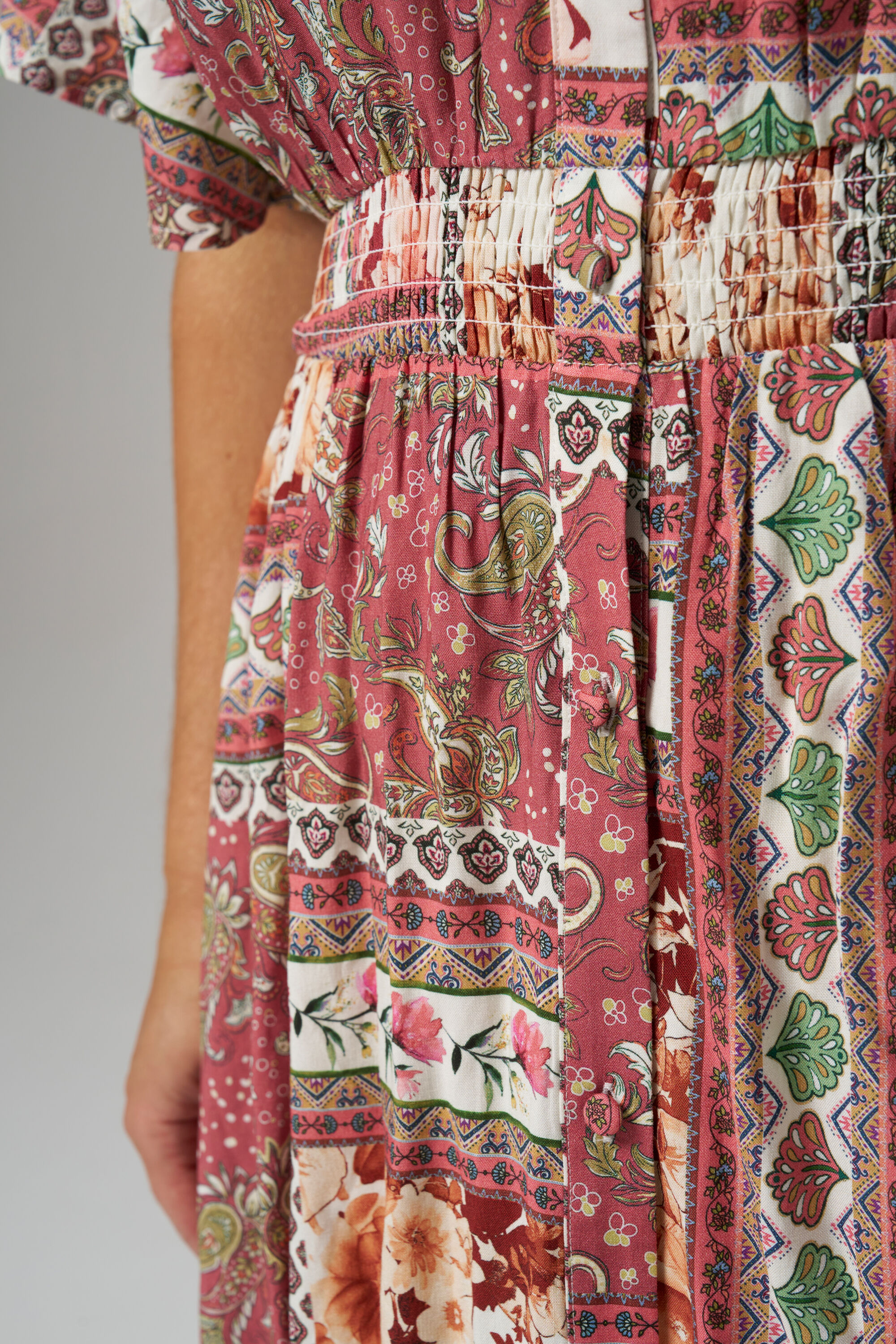 Robe midi &agrave; imprim&eacute; image number 4