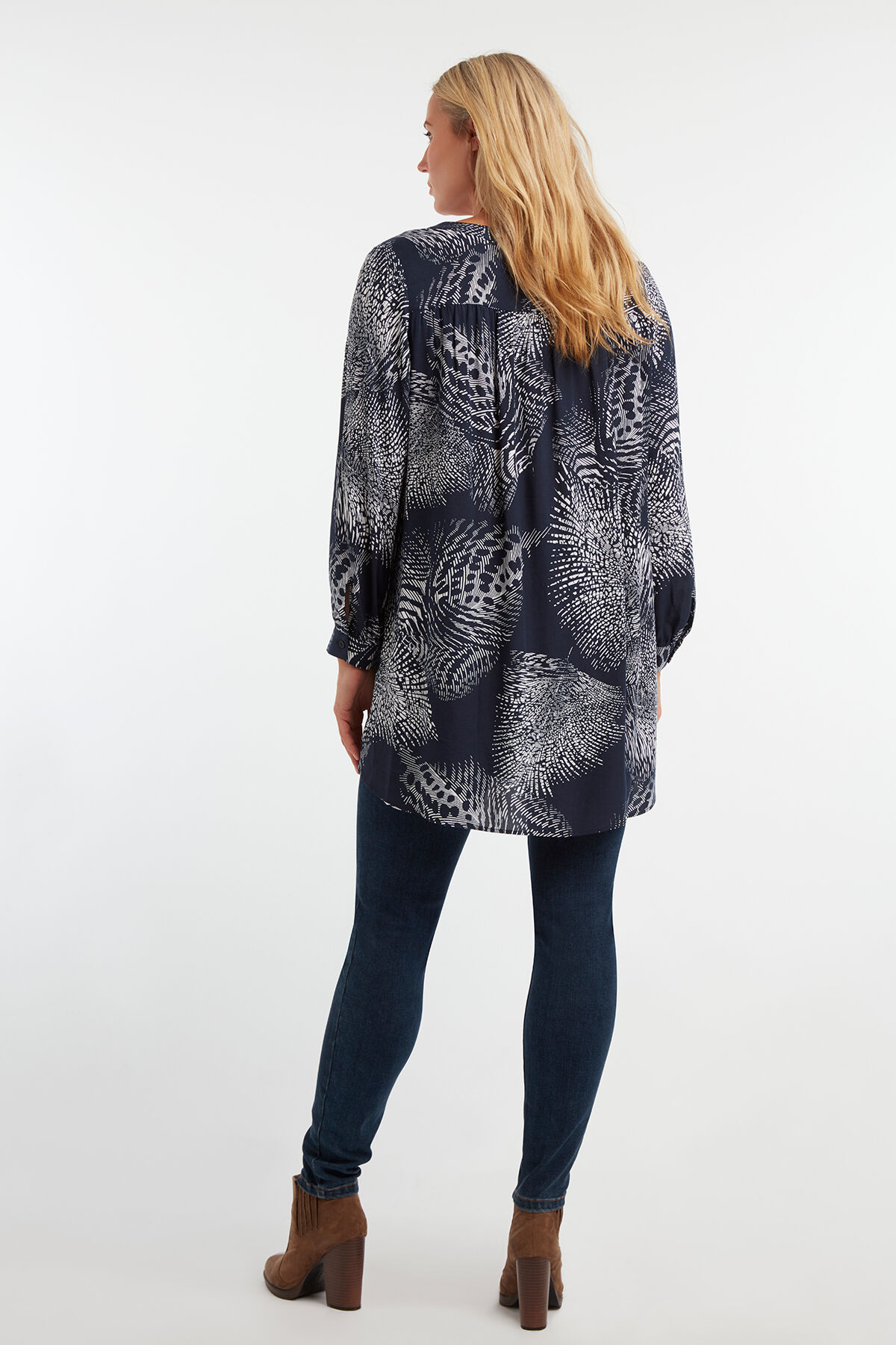 Chemisier avec imprim&eacute; image number 4