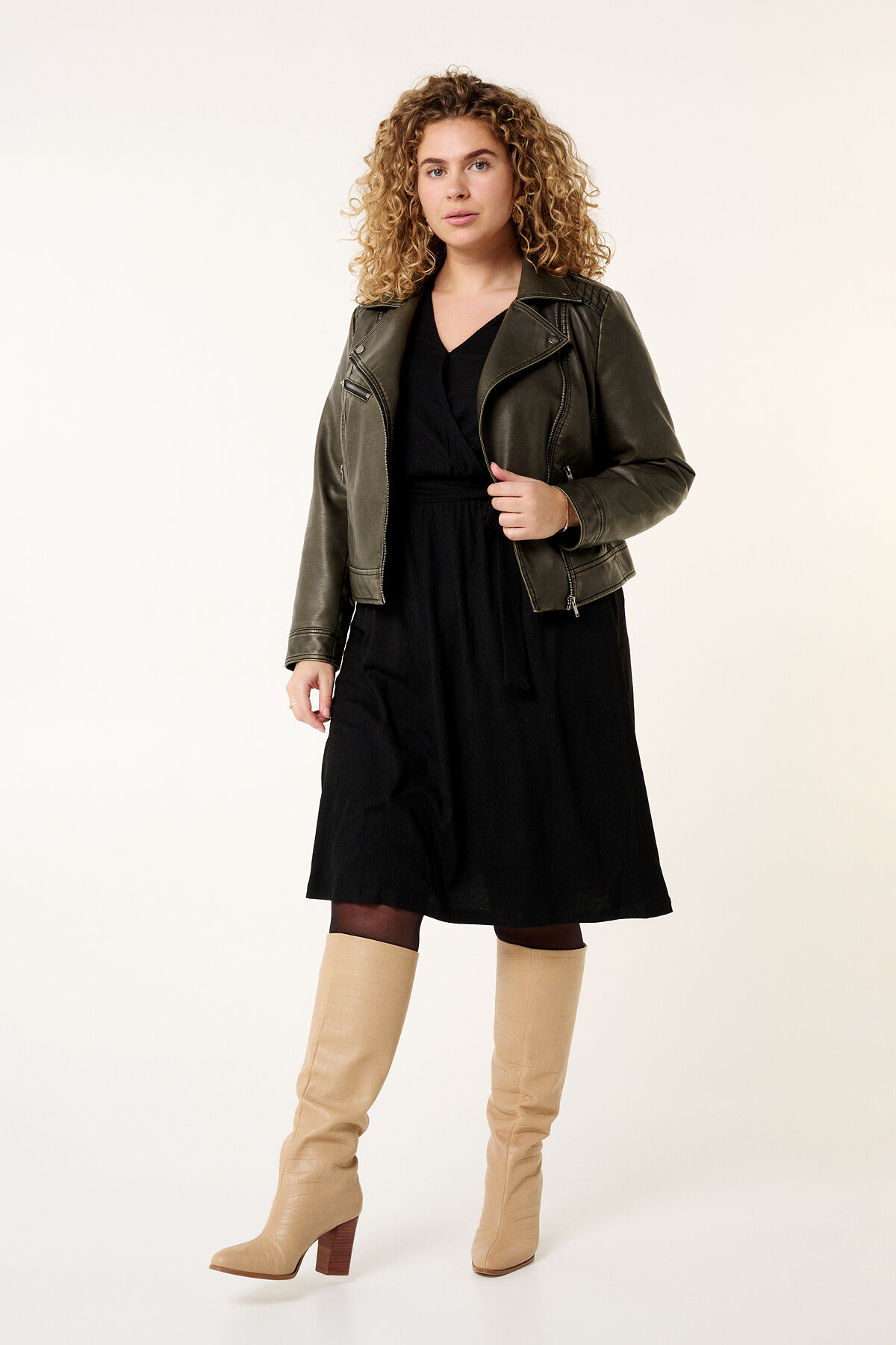 Veste de style motard en similicuir image number 5