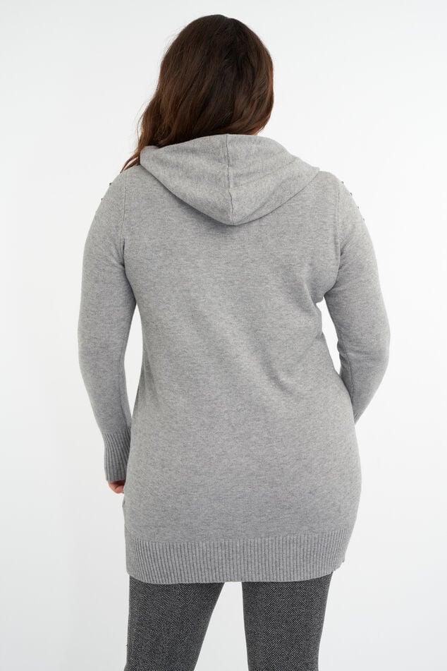 Pull à capuche long image number 3