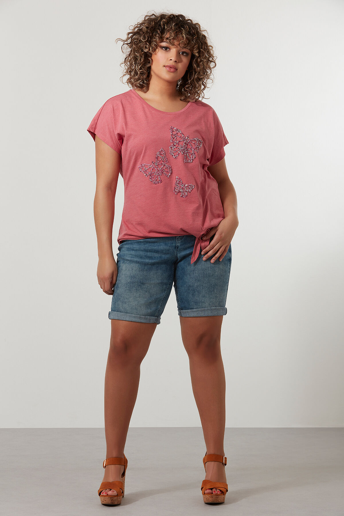 Short en denim image number 4