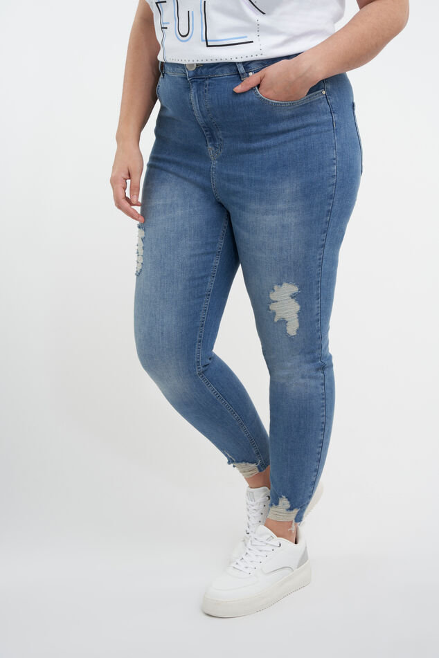 Jeans avec déchirures image number 5