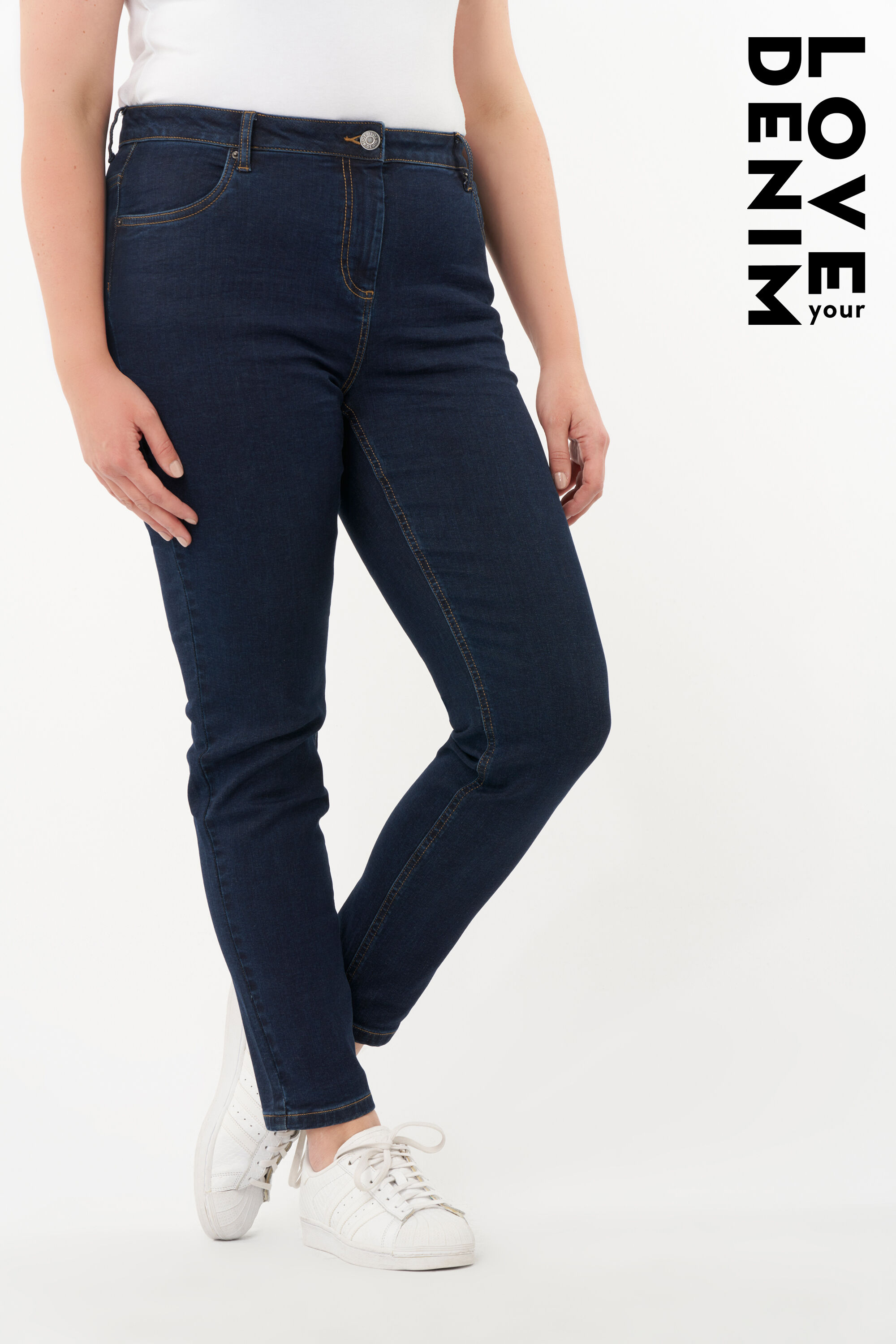 Femmes Jean coupe slim IRIS Bleached Denim MS Mode