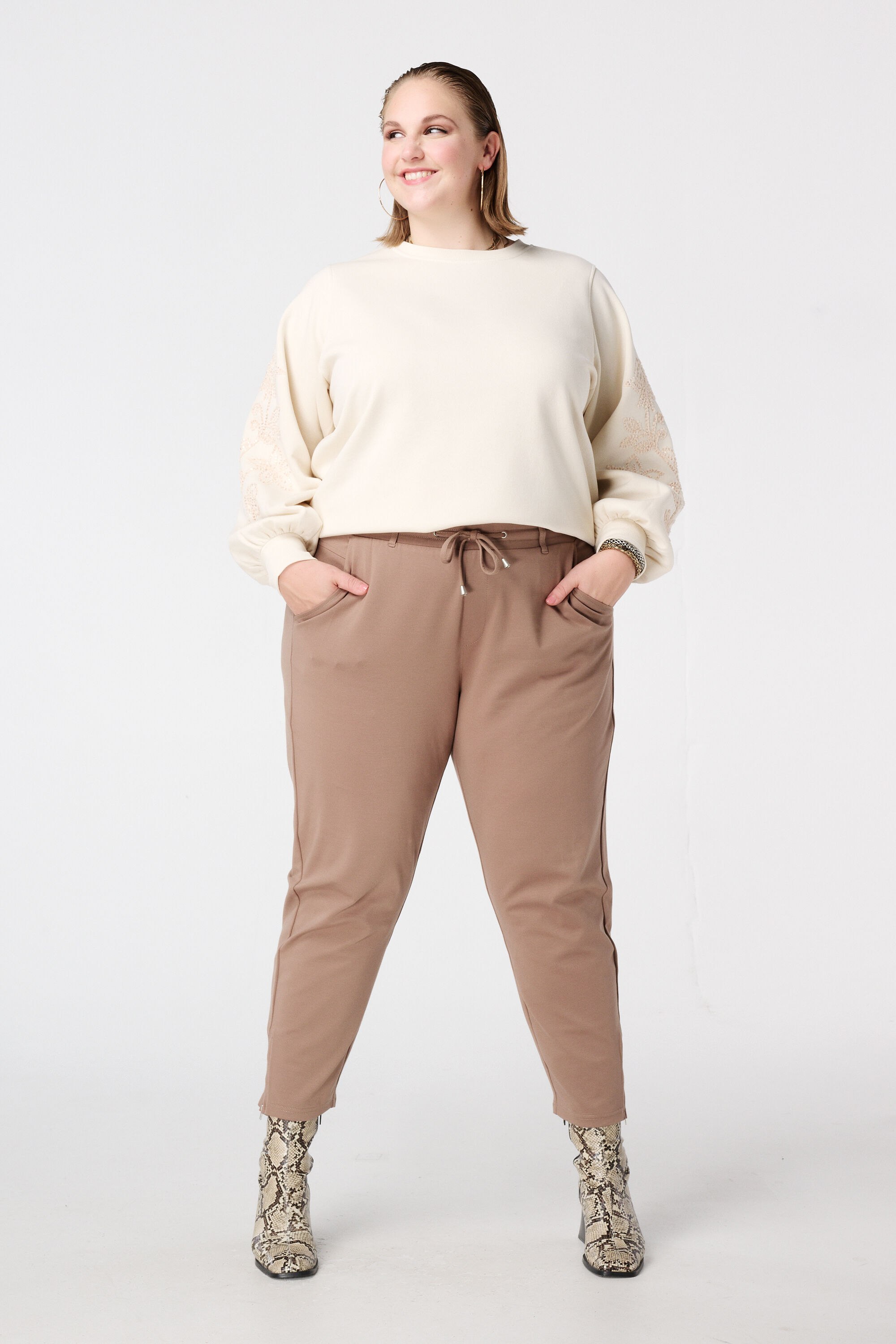 Pantalon &agrave; taille &eacute;lastique