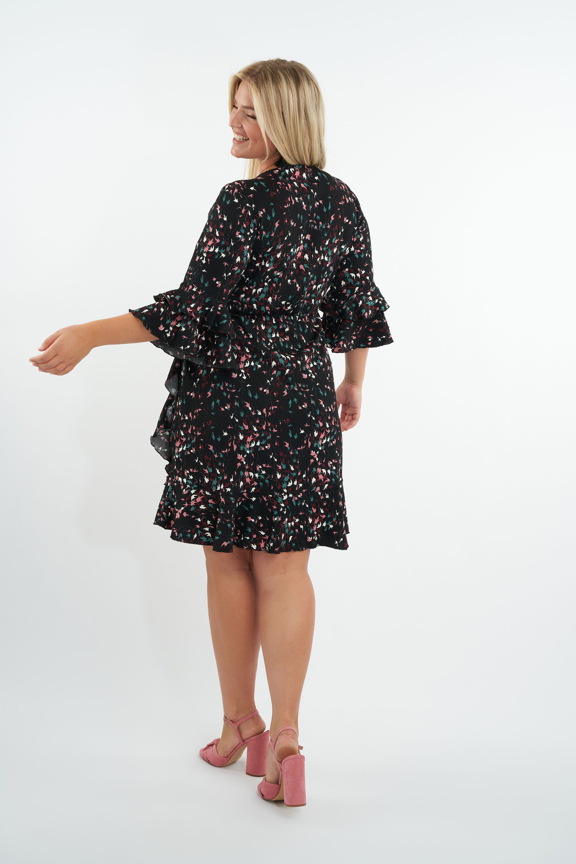 Robe portefeuille &agrave; imprime image number 3