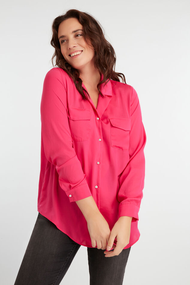 Chemisier en satin image number 0