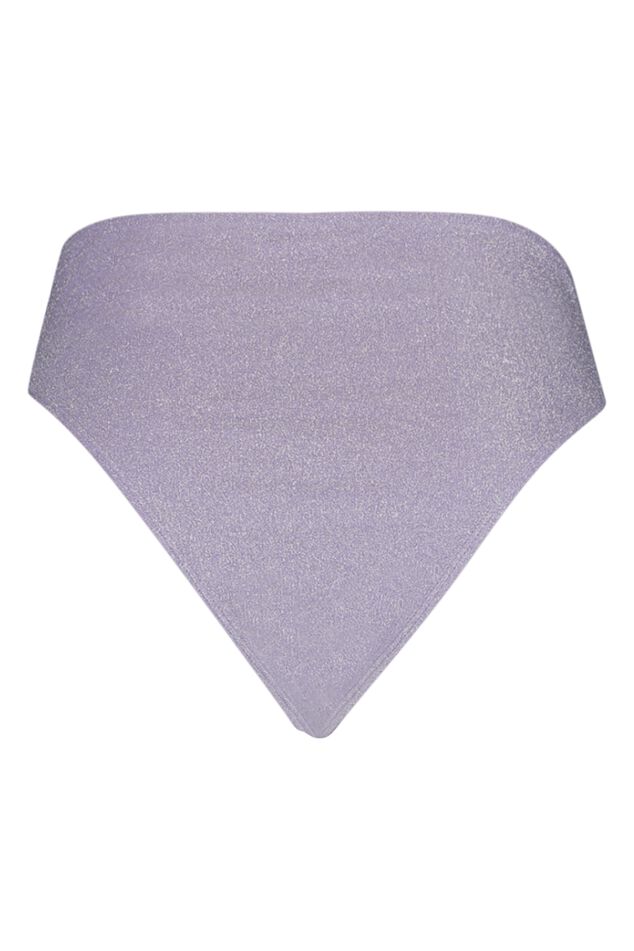 Bas de bikini taille haute avec paillettes image number 3