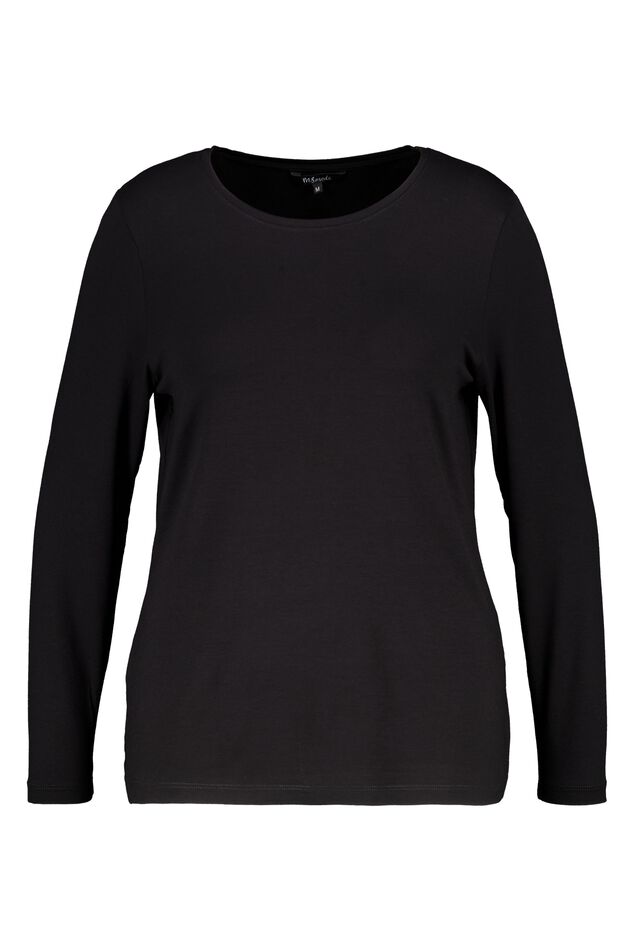 Haut à manches longues et col rond image number 1