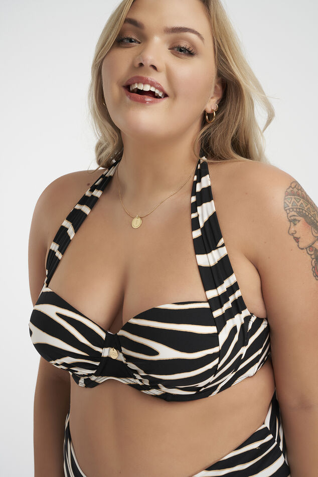 Haut de bikini à imprimé image number 5