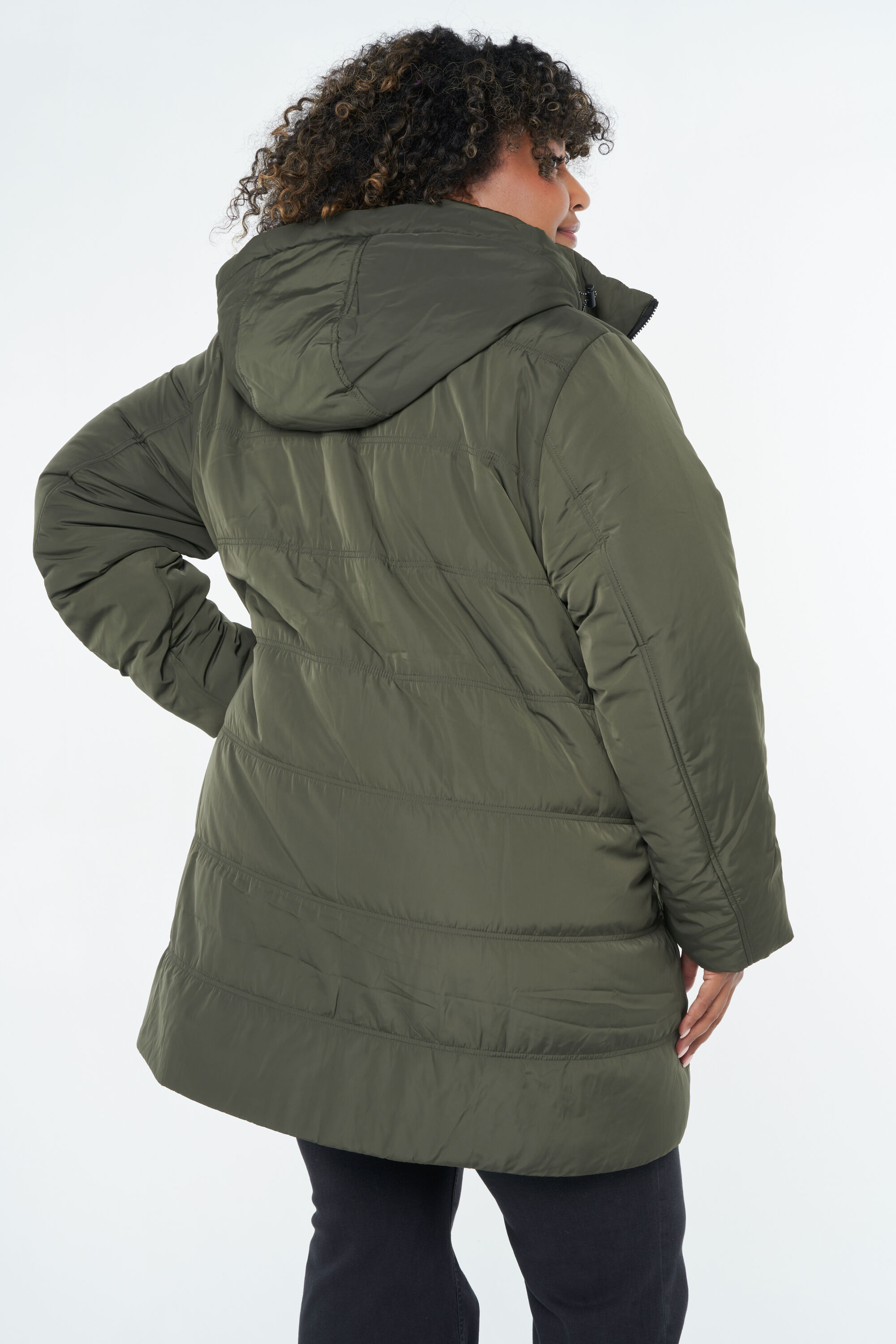 Veste matelass&eacute;e avec capuche image number 3