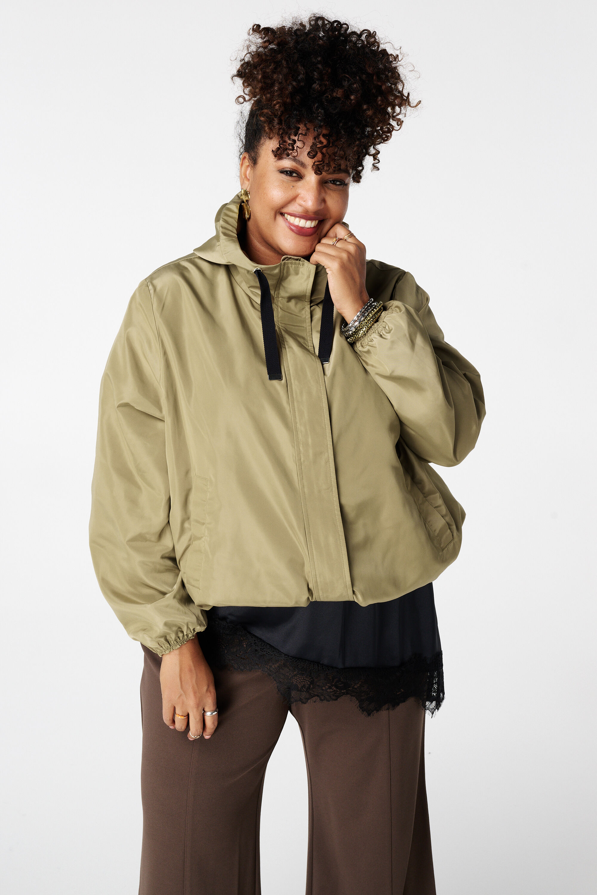 Veste &agrave; capuche