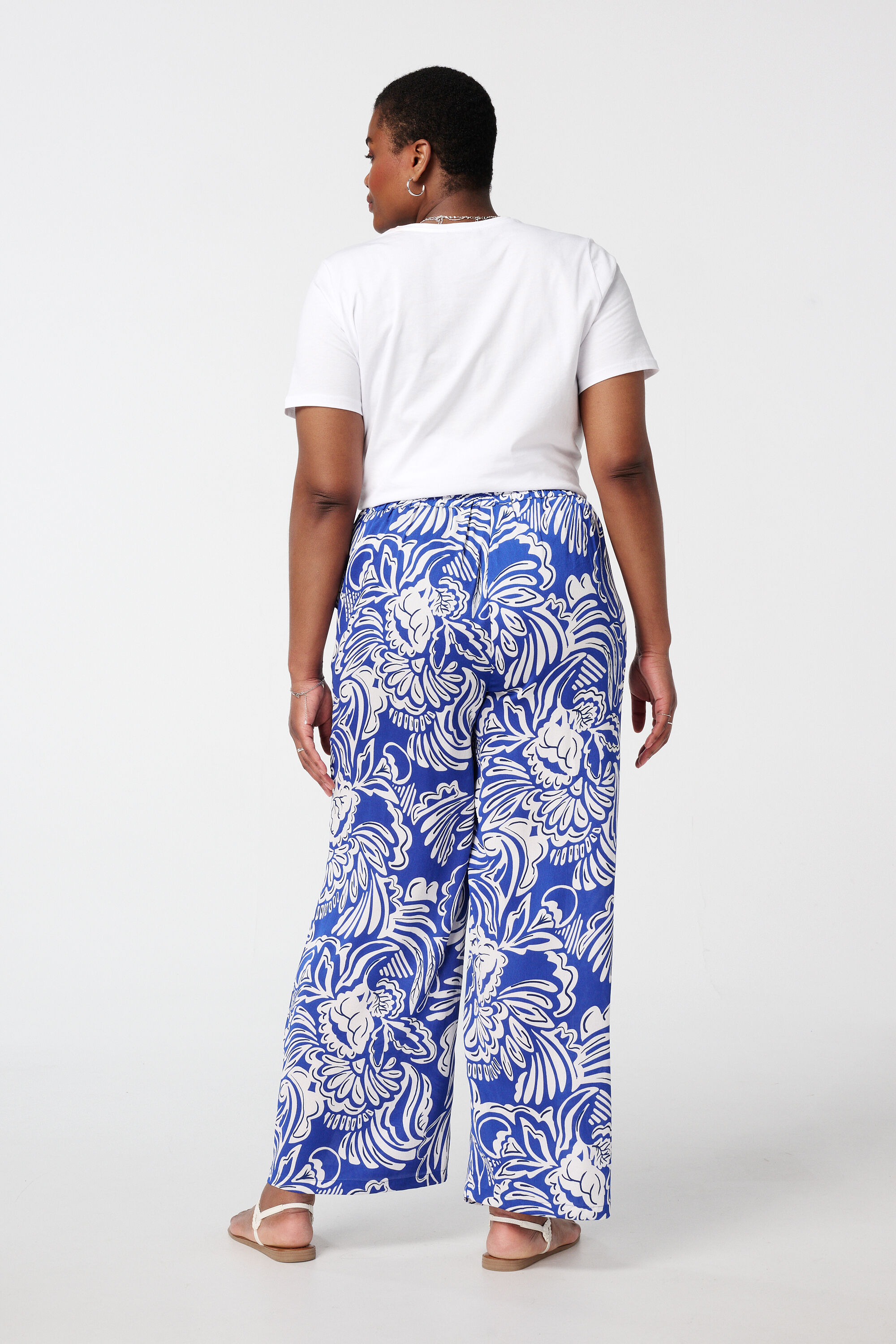 Pantalon &agrave; imprim&eacute; image number 3