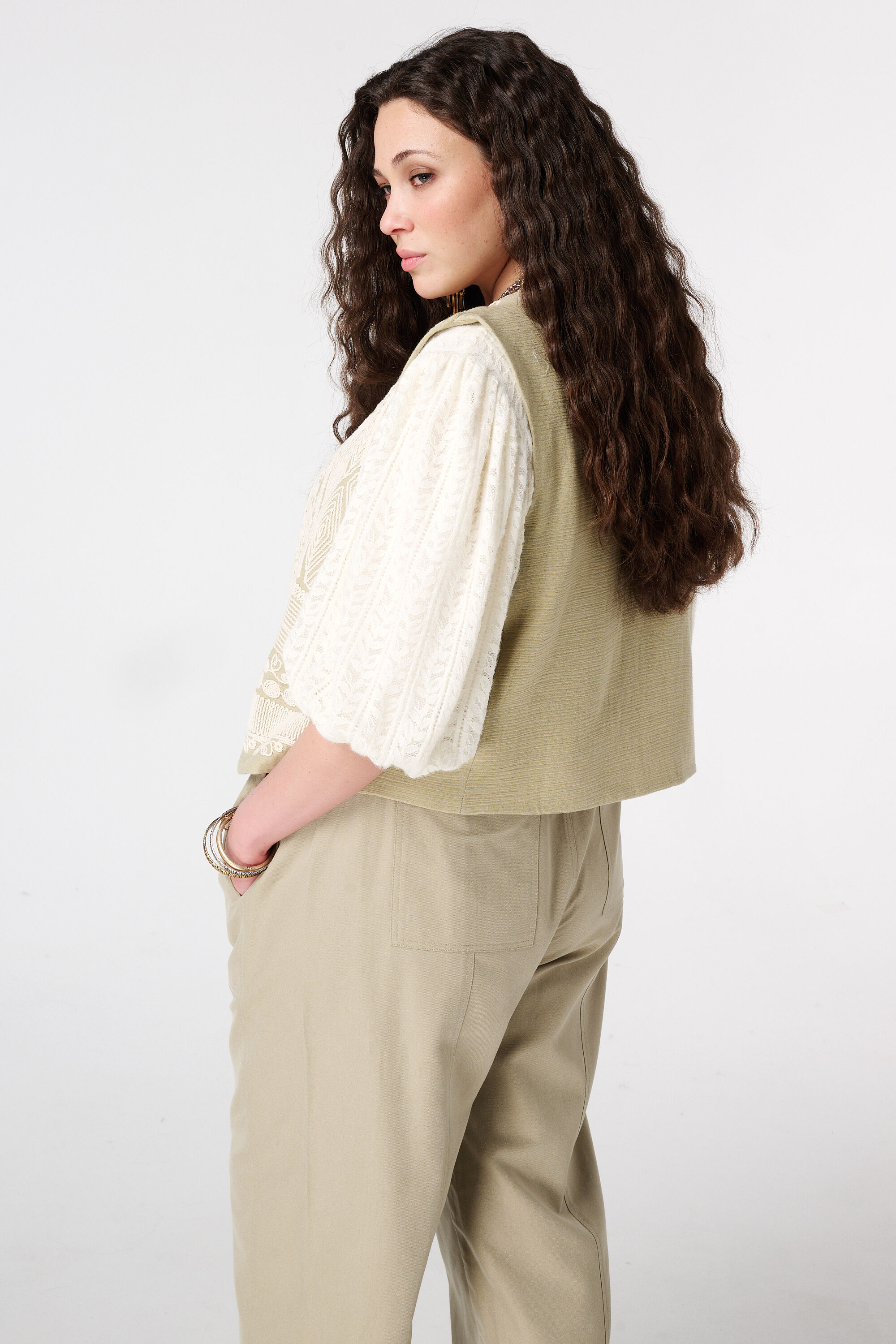 Gilet avec broderie image number 3