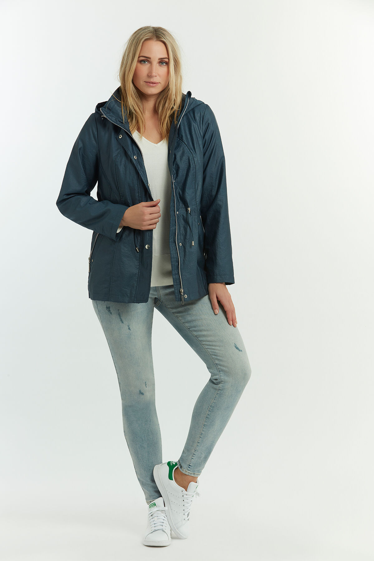 Manteau mi-saison avec capuche amovible image number 4