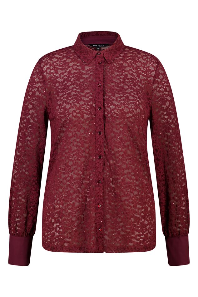 Top avec dentelle et paillettes image number 1