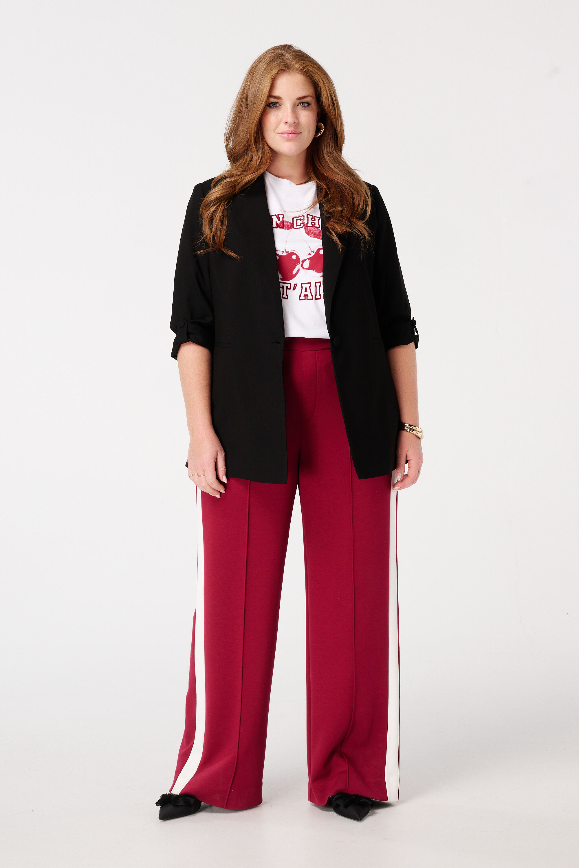 Blazer &agrave; manches retrouss&eacute;es image number 5