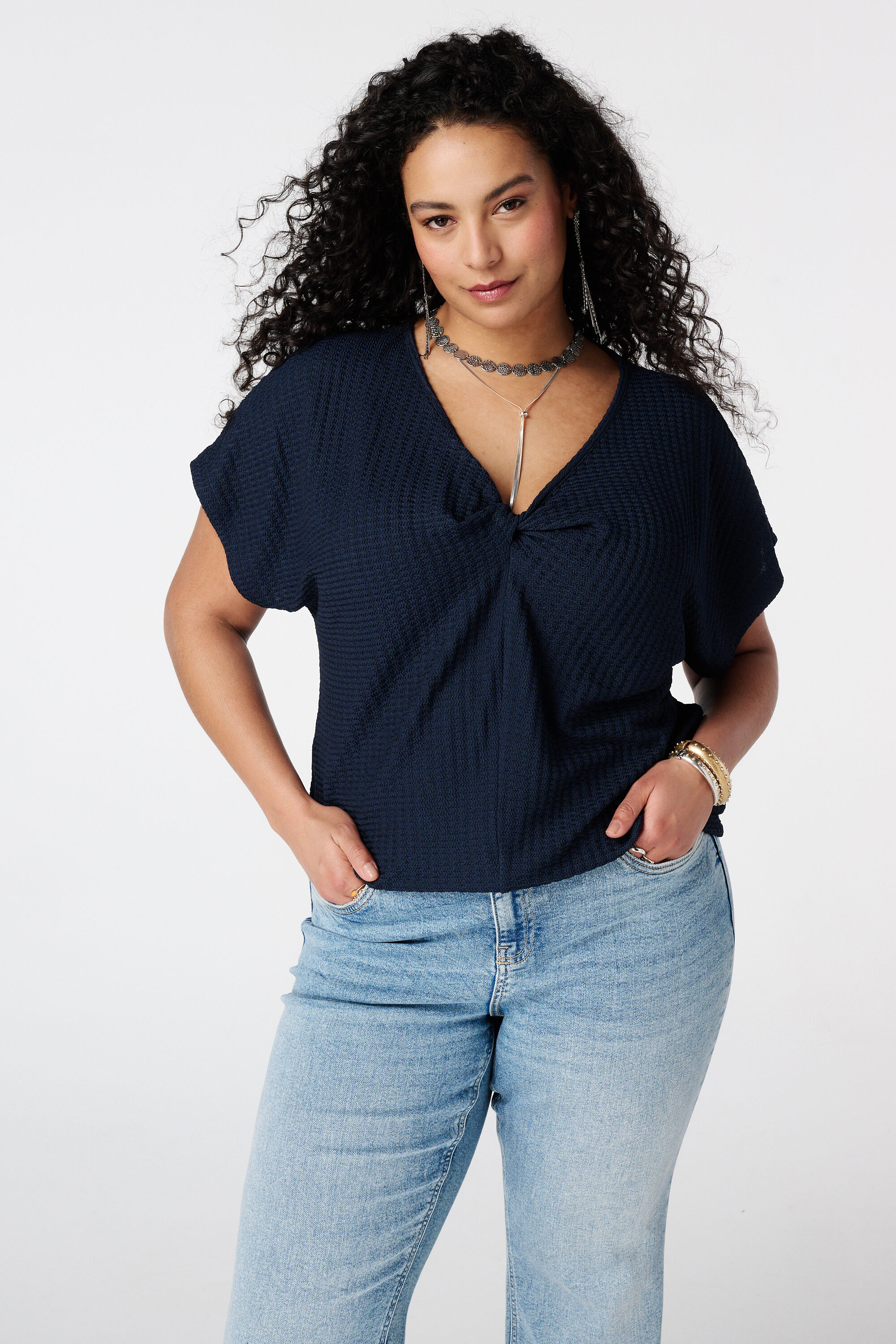 Top avec manches courtes