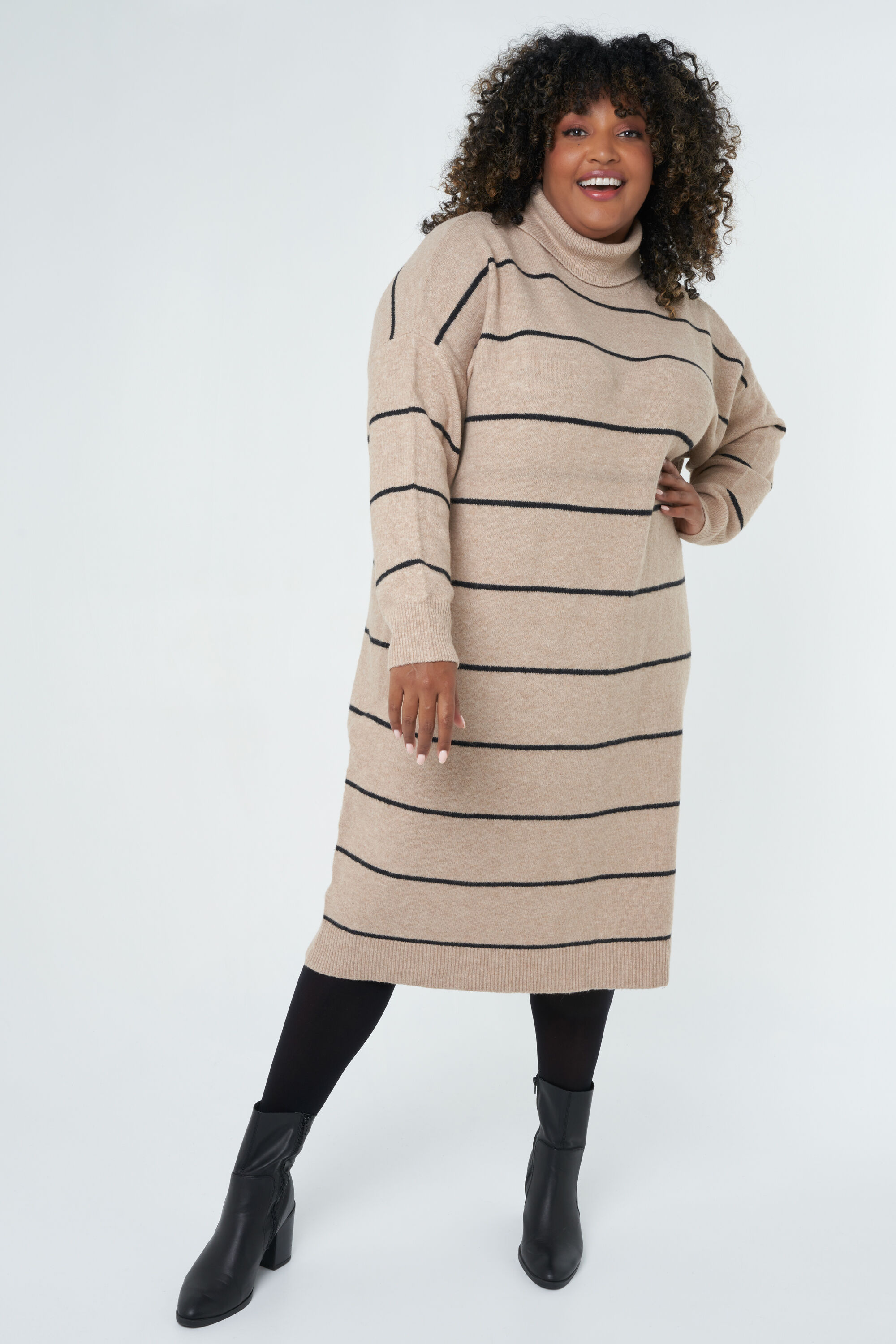 Femmes Robe en maille fine MS Mode