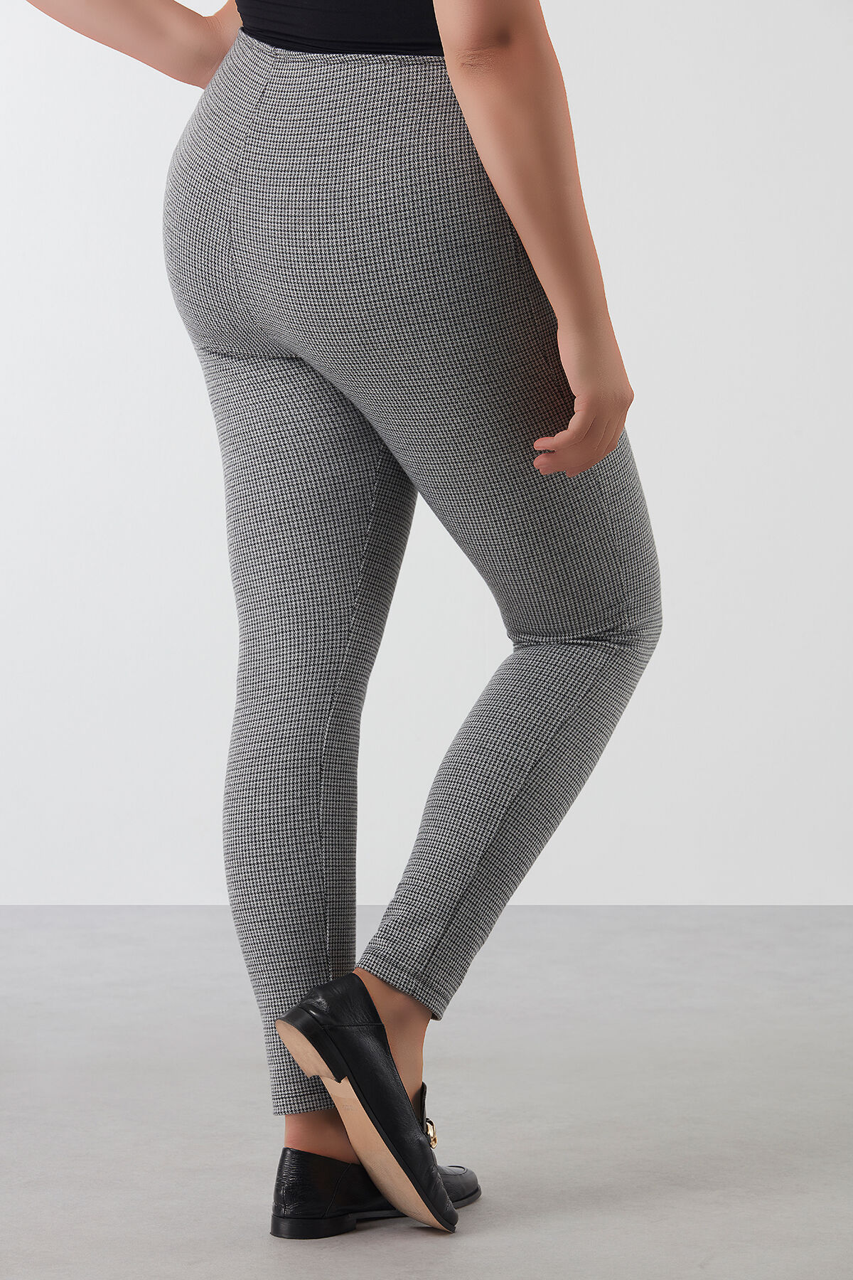 Legging en maille avec imprim&eacute; image number 3