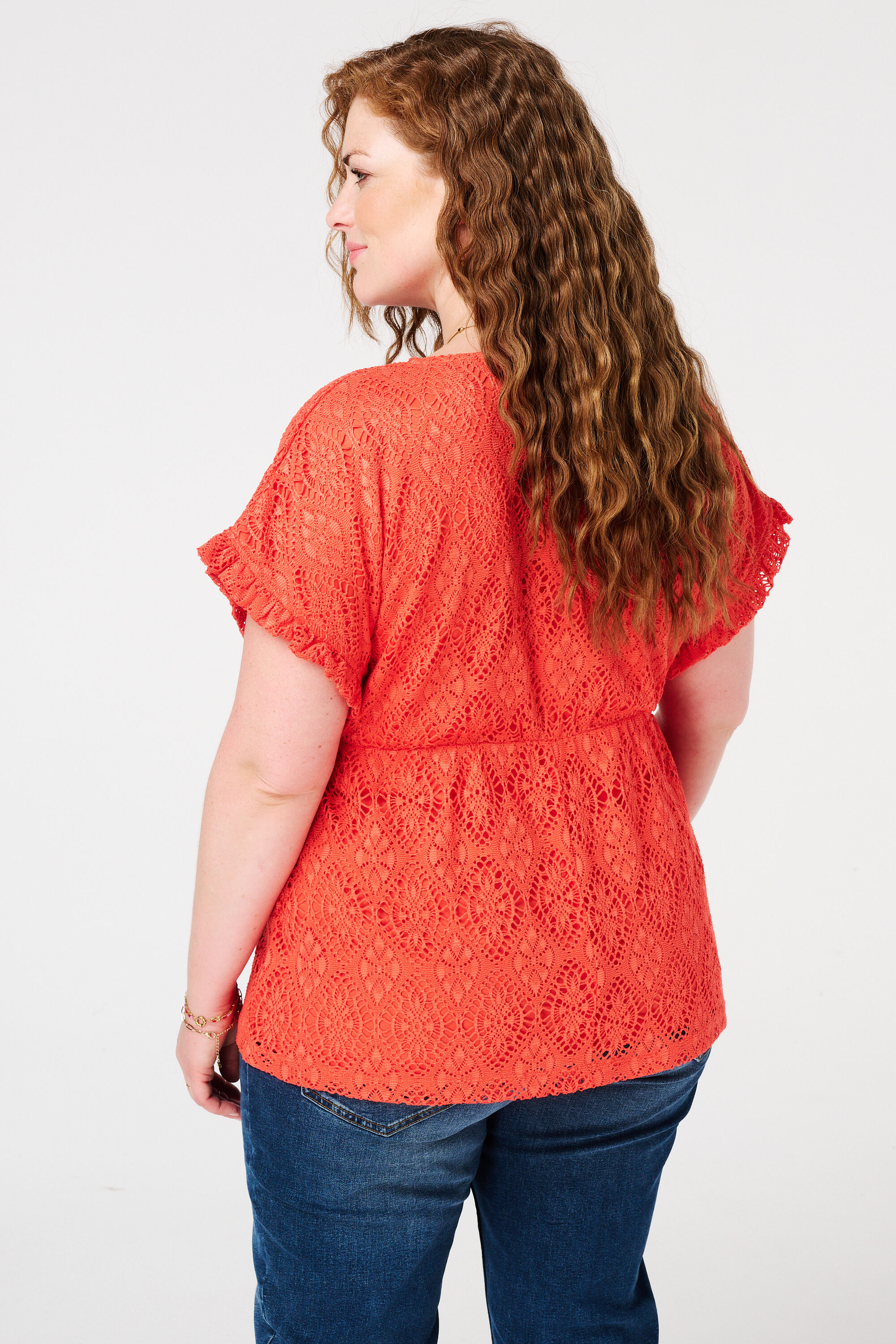 Top avec aspect crochet image number 3