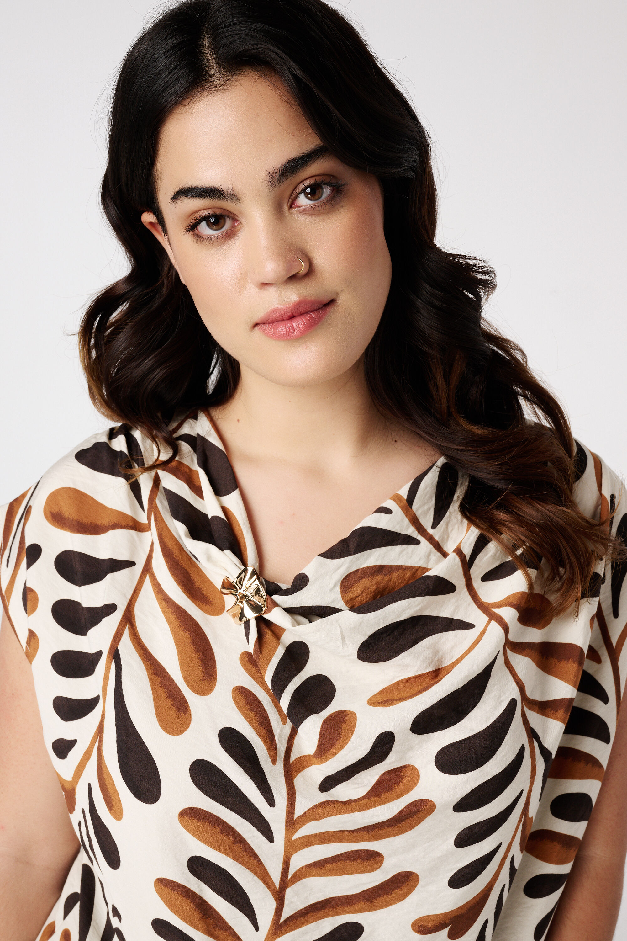 Chemisier avec imprim&eacute; image number 4