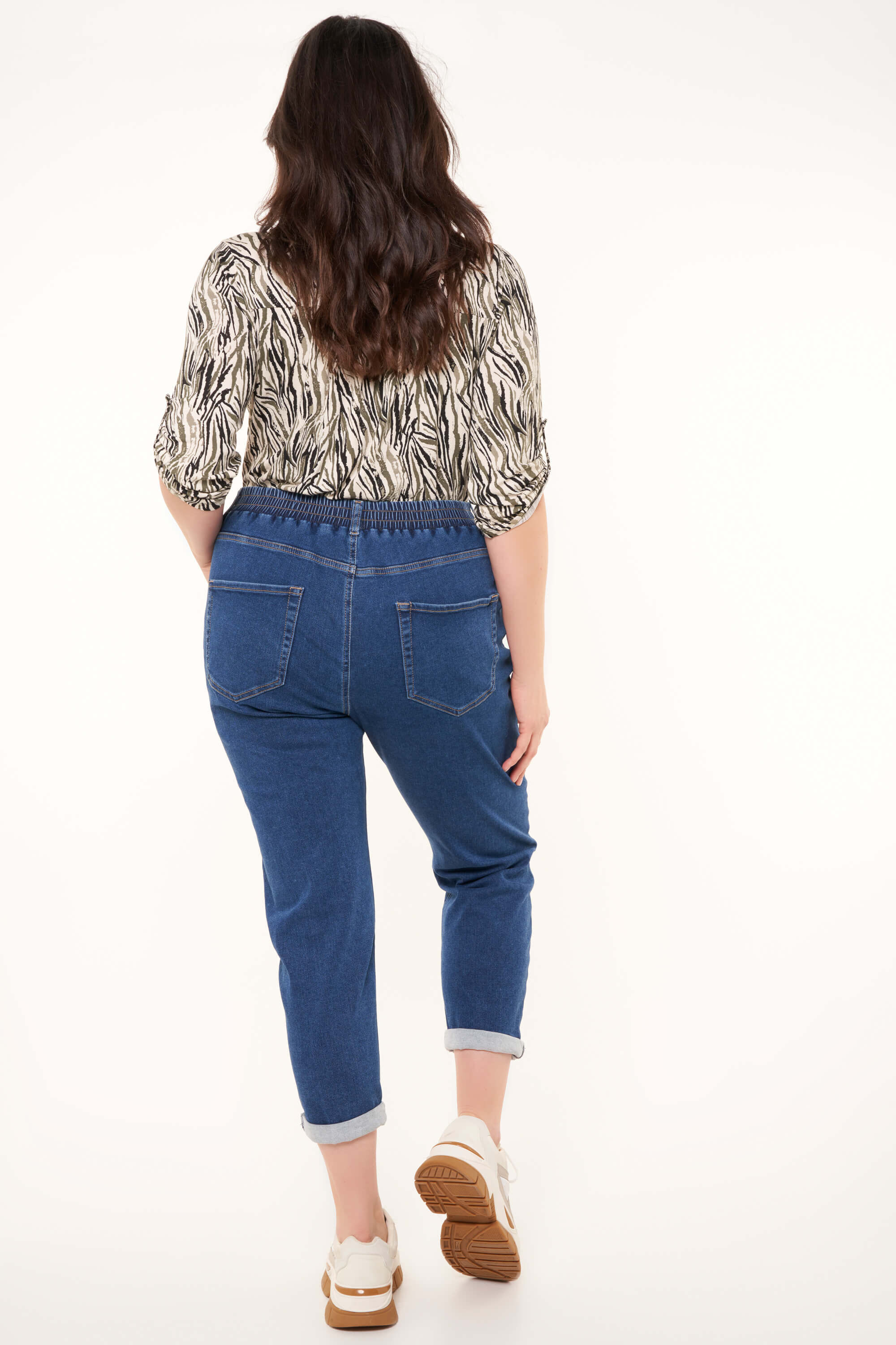 Pantalon de style jogging en denim image number 3