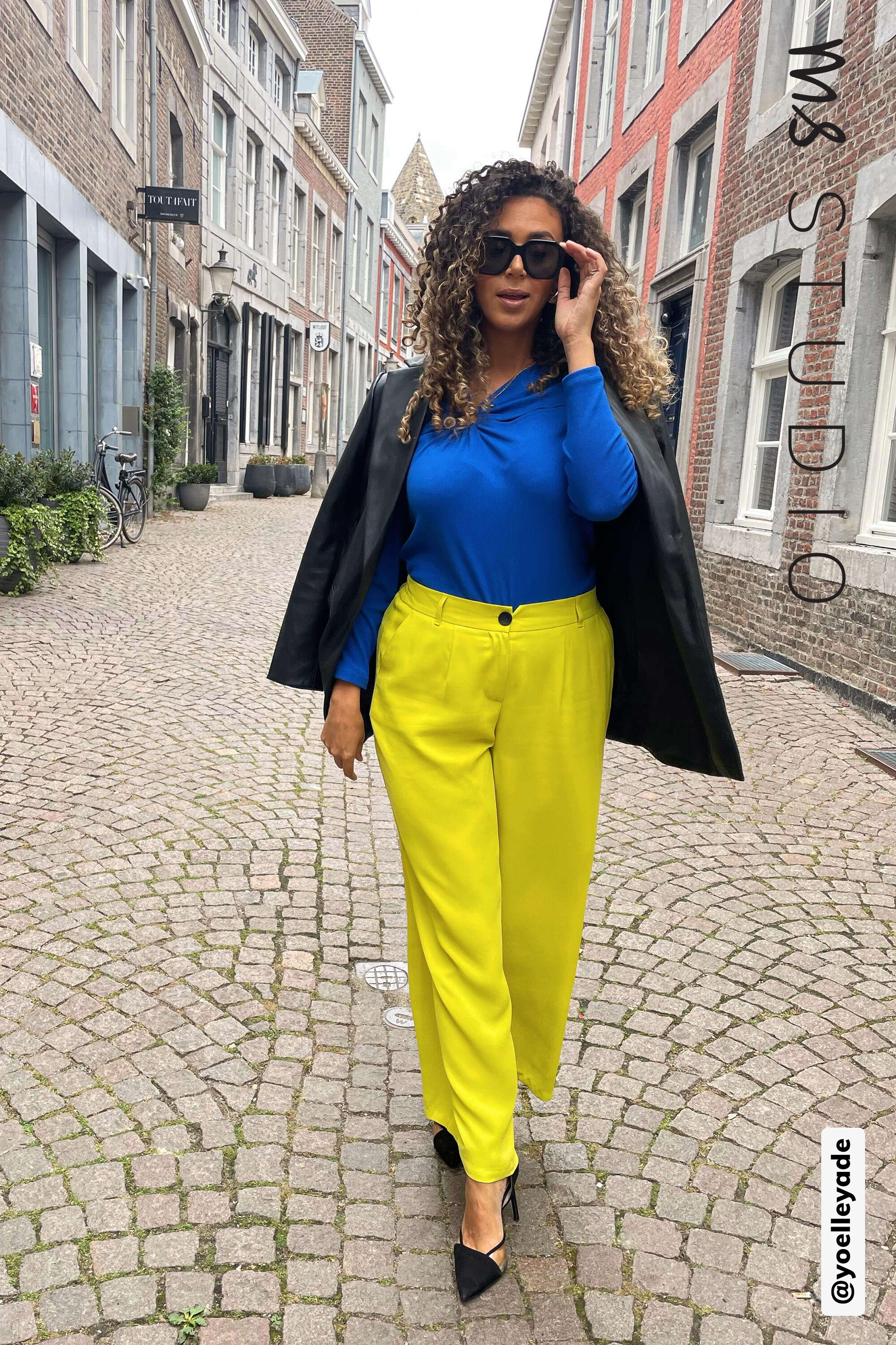 Femmes Pantalon large MS Mode