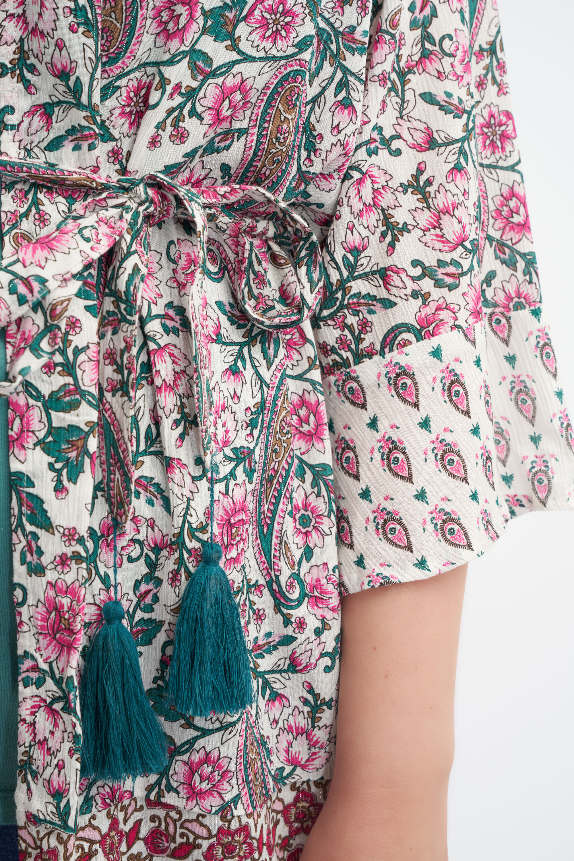 Kimono &agrave; imprim&eacute; color&eacute; image number 4