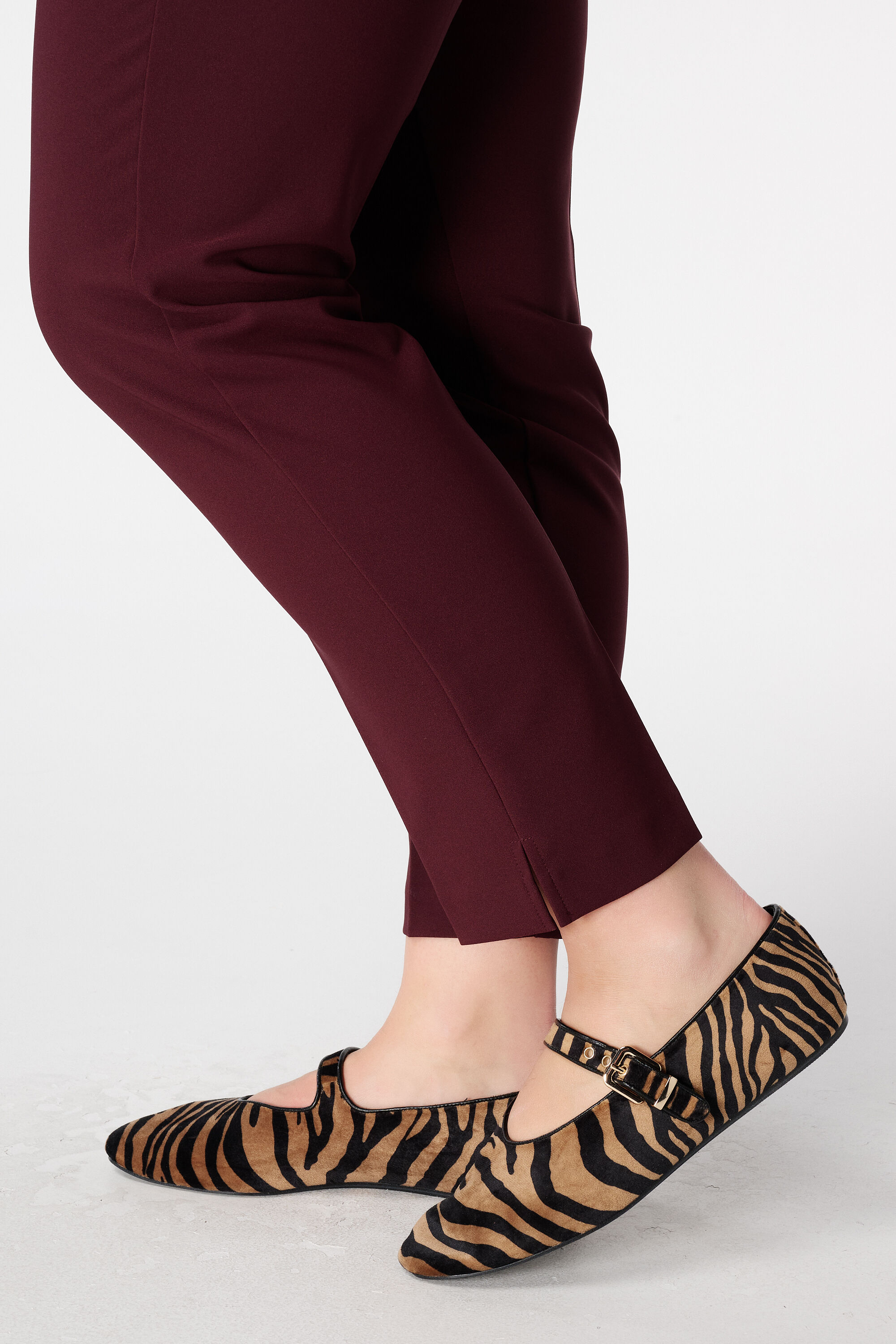 Pantalon droit &agrave; taille &eacute;lastique image number 4