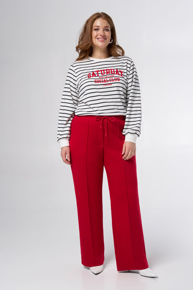 Jean avec couture décorative  image number 0