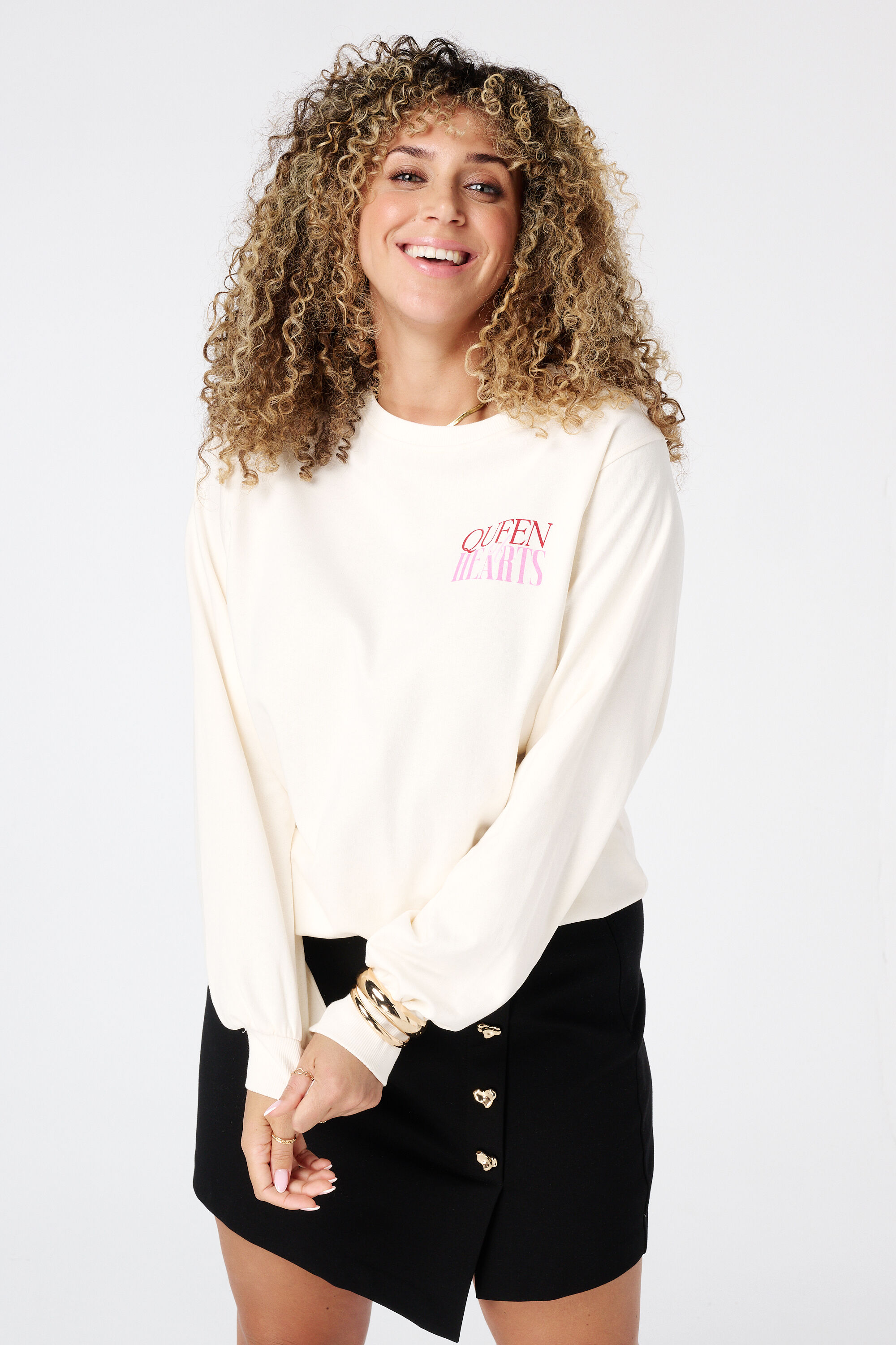 Pull avec imprim&eacute; au dos image number 3