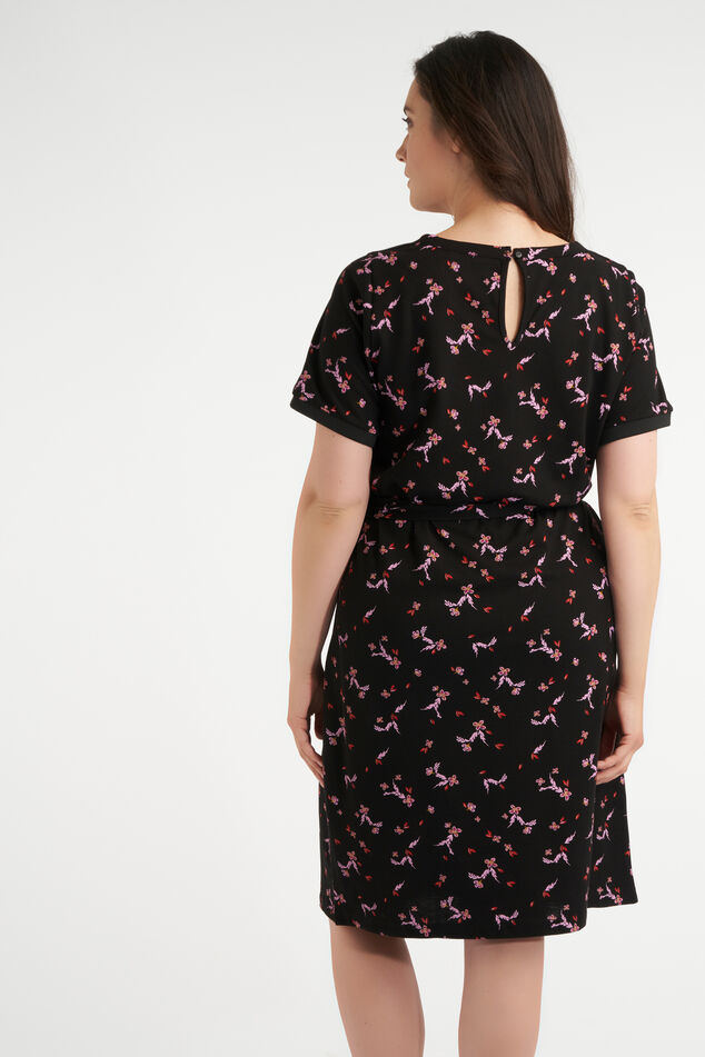 Robe avec ceinture à nouer image number 4