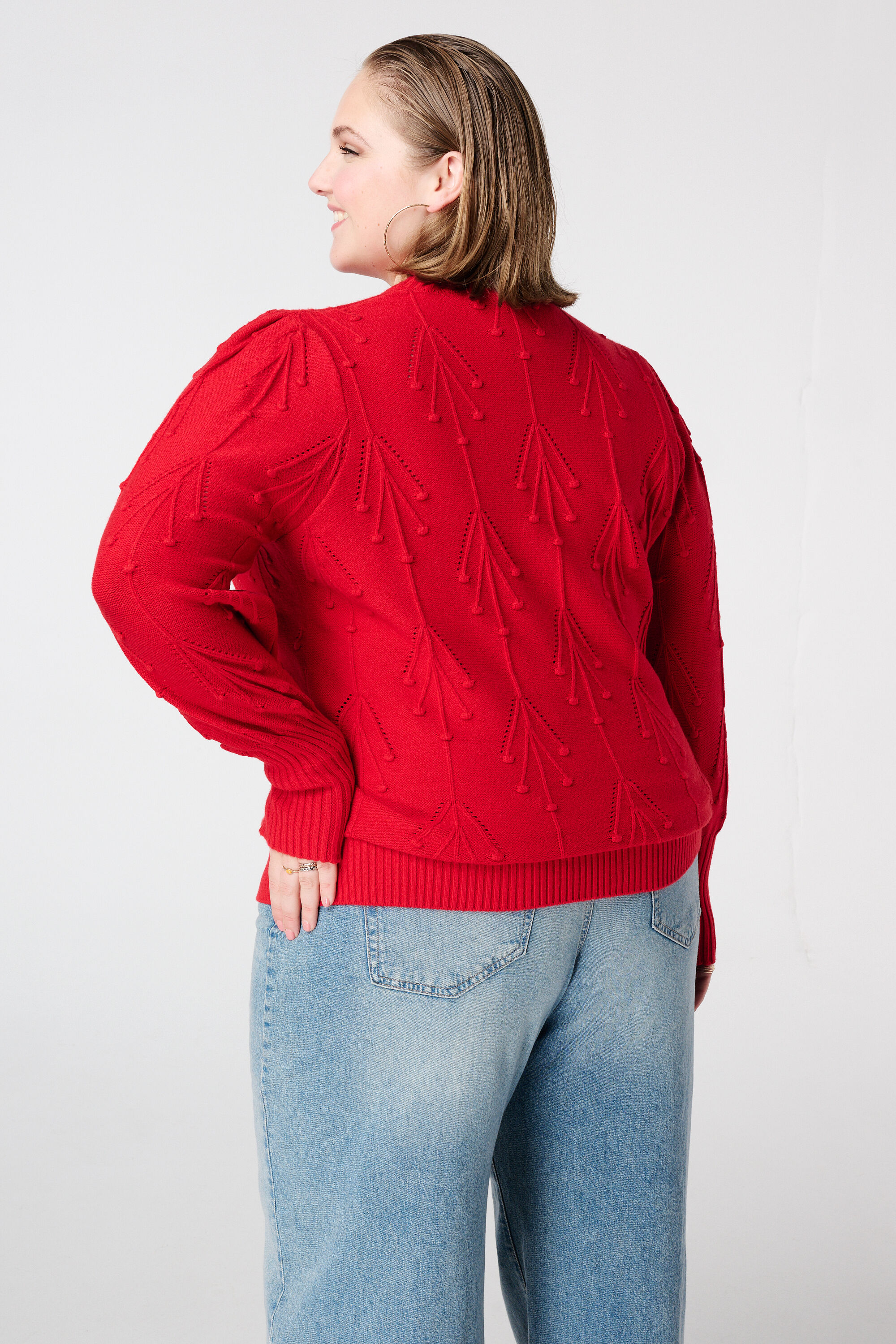 Pull en maille avec motif image number 3