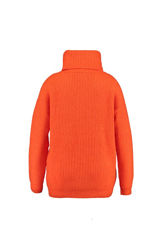 Pull-over en maille à col roulé image number 3