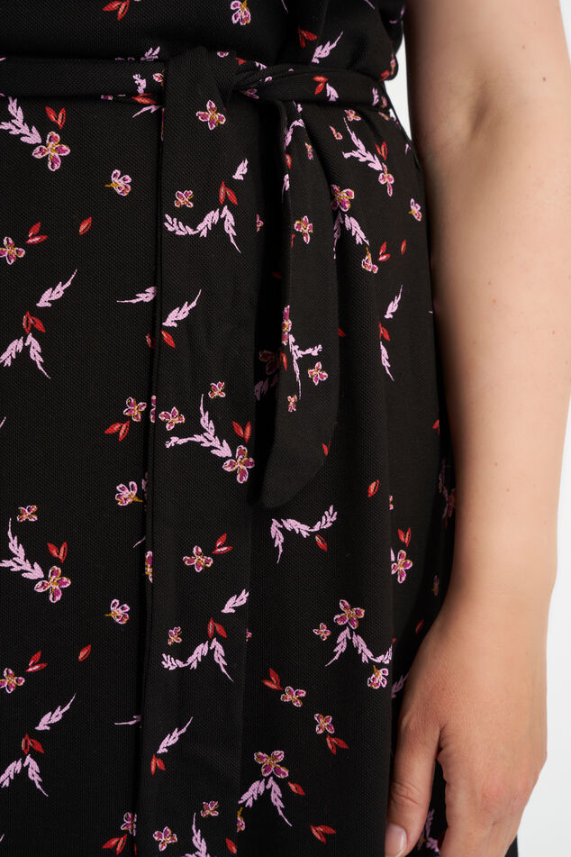 Robe avec ceinture à nouer image number 6
