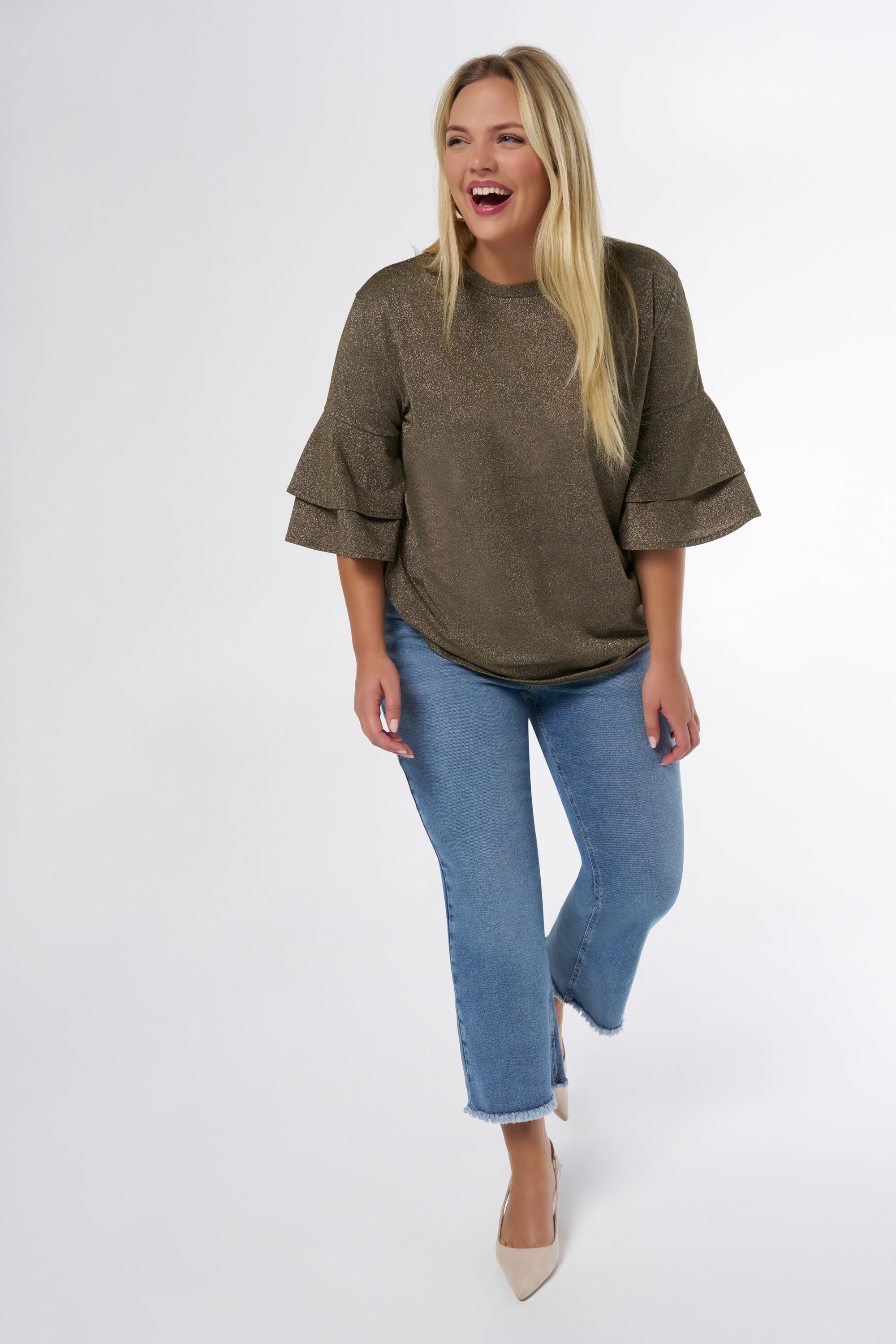 Top &agrave; manches volant&eacute;es image number 5