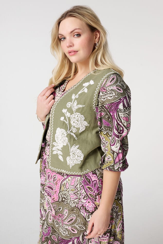 Cardigan avec broderie  image number 0