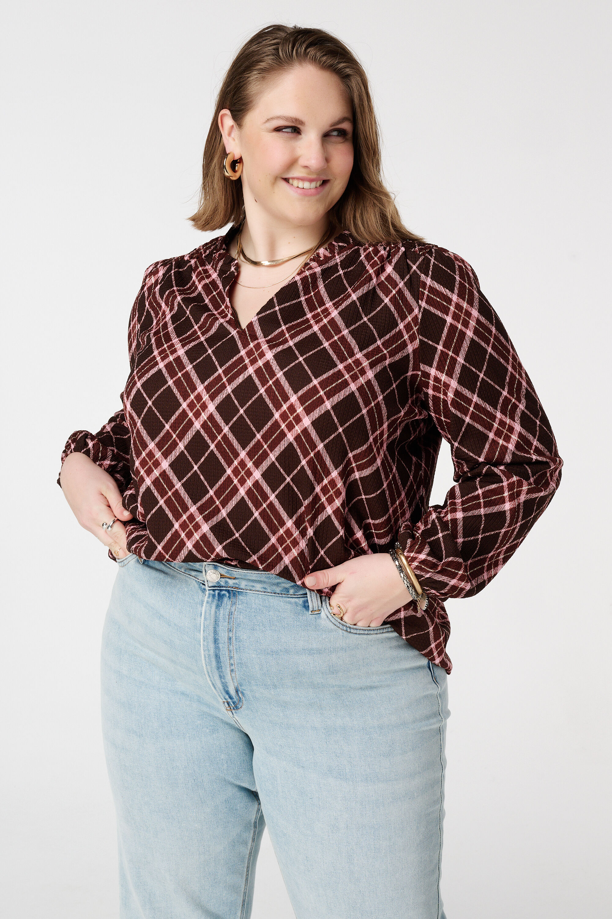 Top &agrave; volants