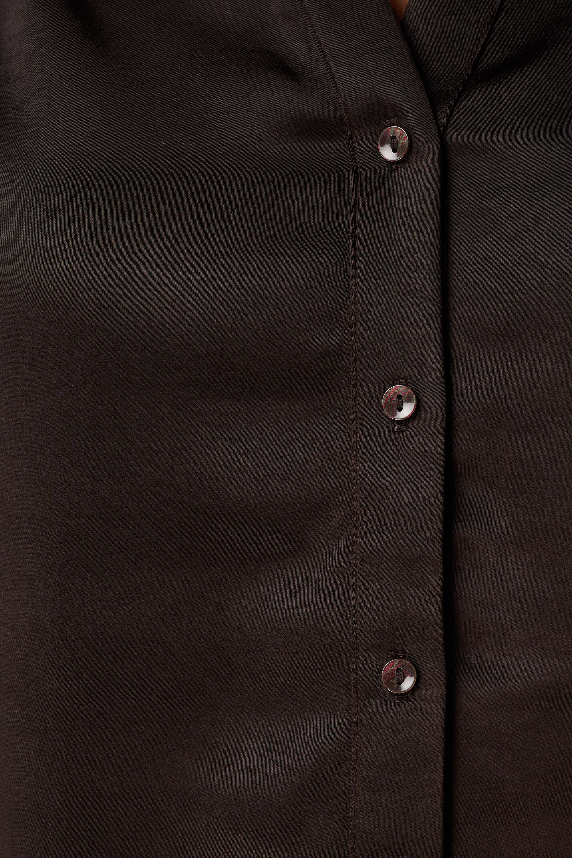 Blouse aspect satin&eacute; image number 6