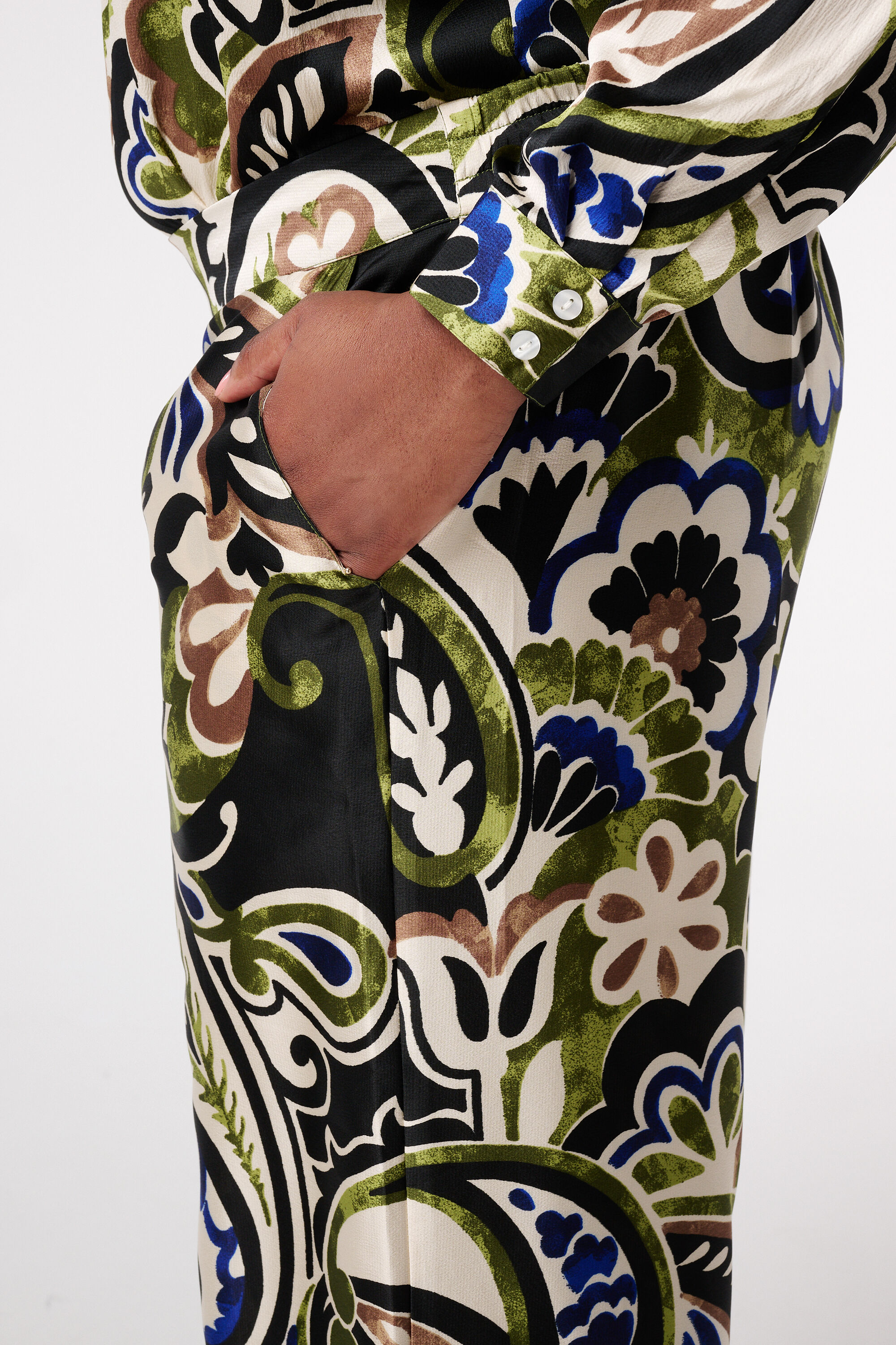 Pantalon &agrave; imprim&eacute; image number 4