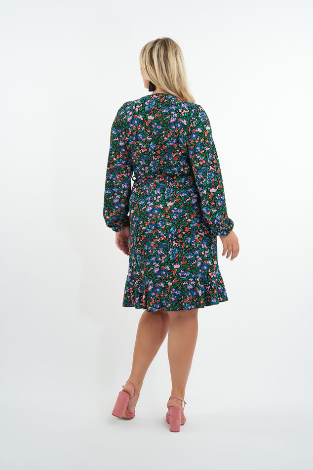 Robe portefeuille à imprimé image number 4