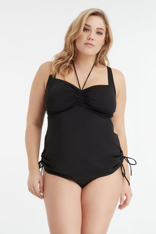 MS Mode haut tankini couleur unie image number 0