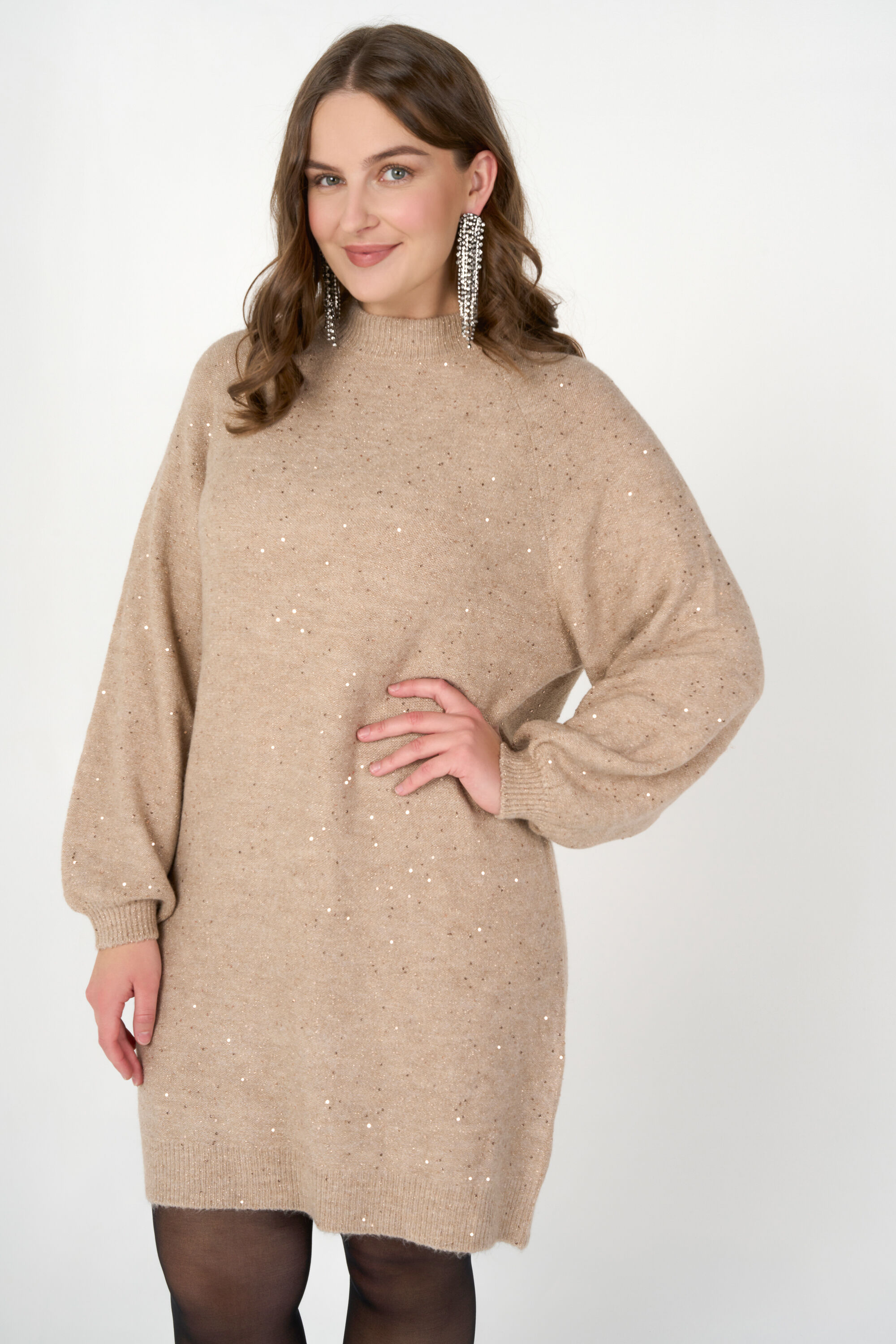 Robe en maille avec d&eacute;tails &eacute;tincelants image number 5