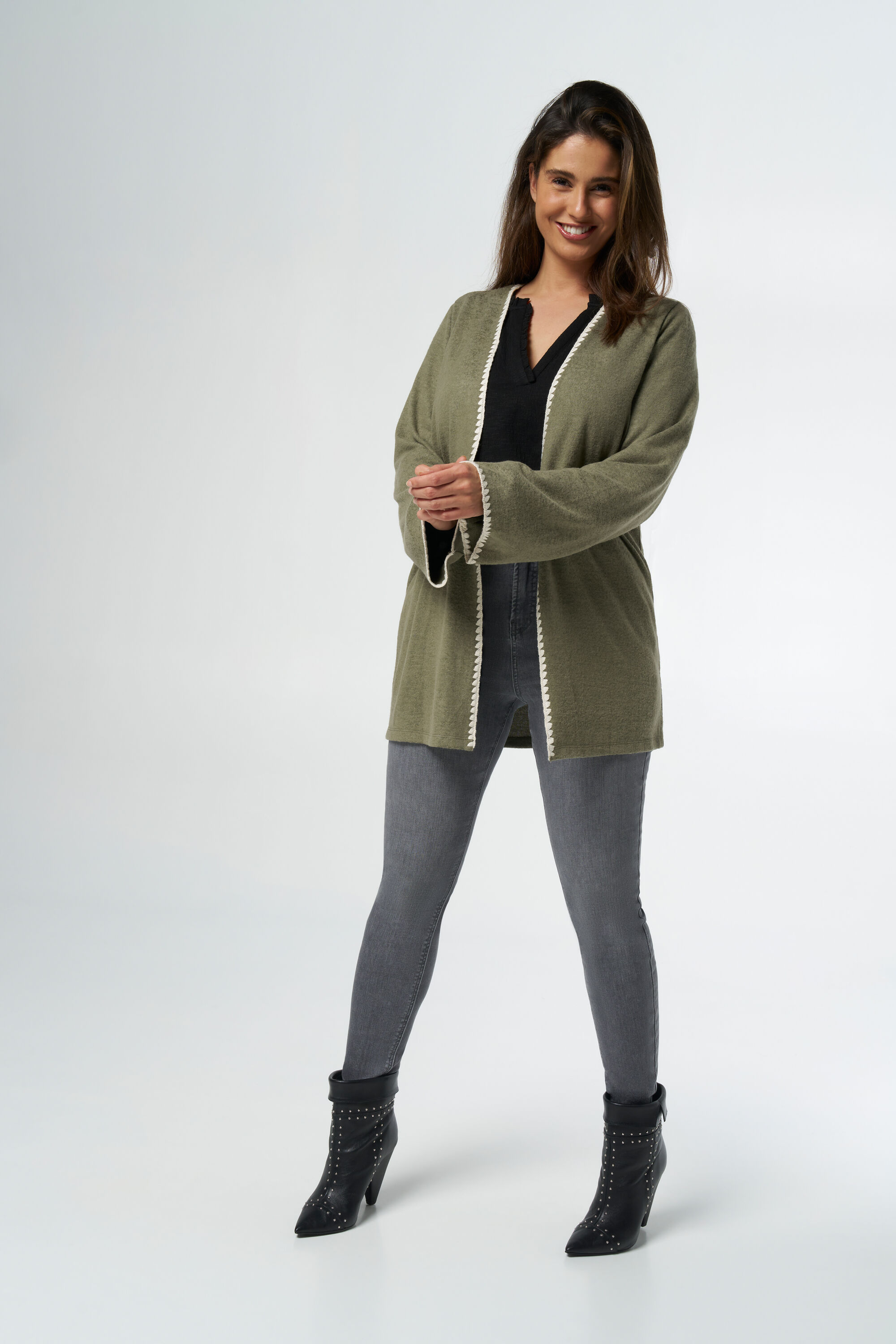 Gilet avec rayures contrastantes image number 5